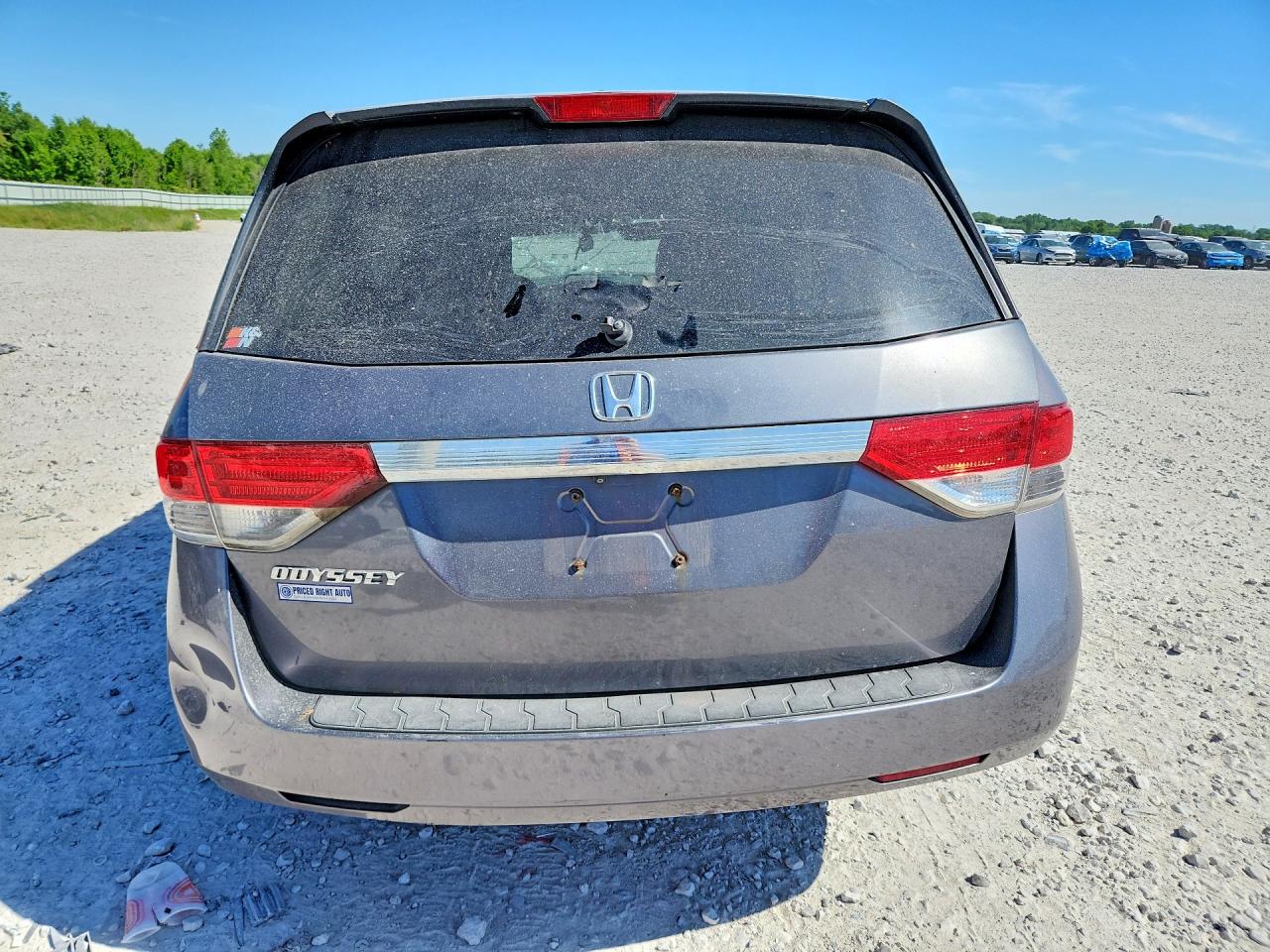 2014 Honda Odyssey Exl Gray vin: 5FNRL5H61EB114375