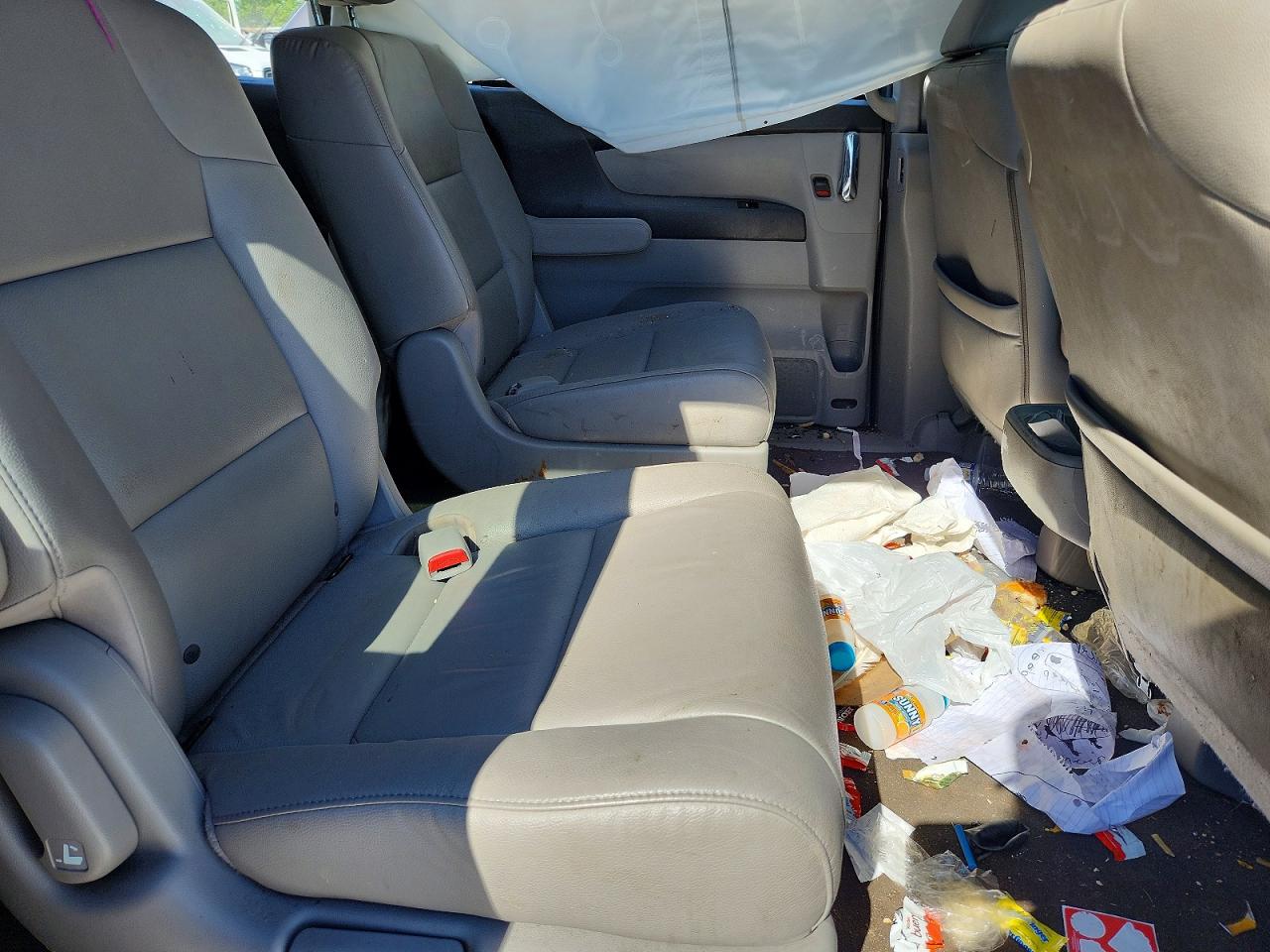 2014 Honda Odyssey Exl Gray vin: 5FNRL5H61EB114375