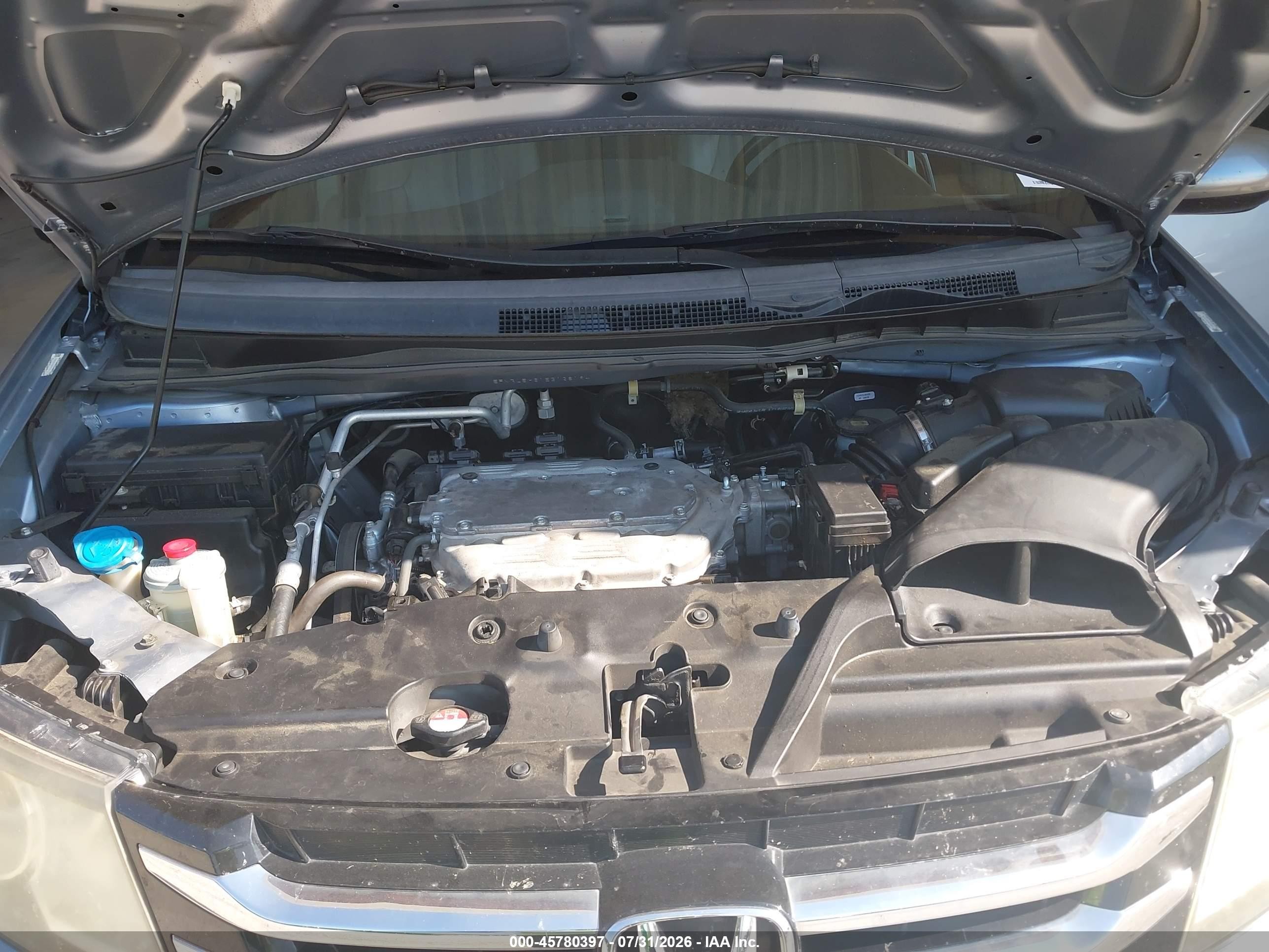 2014 Honda Odyssey Ex-l Blue vin: 5FNRL5H61EB128194