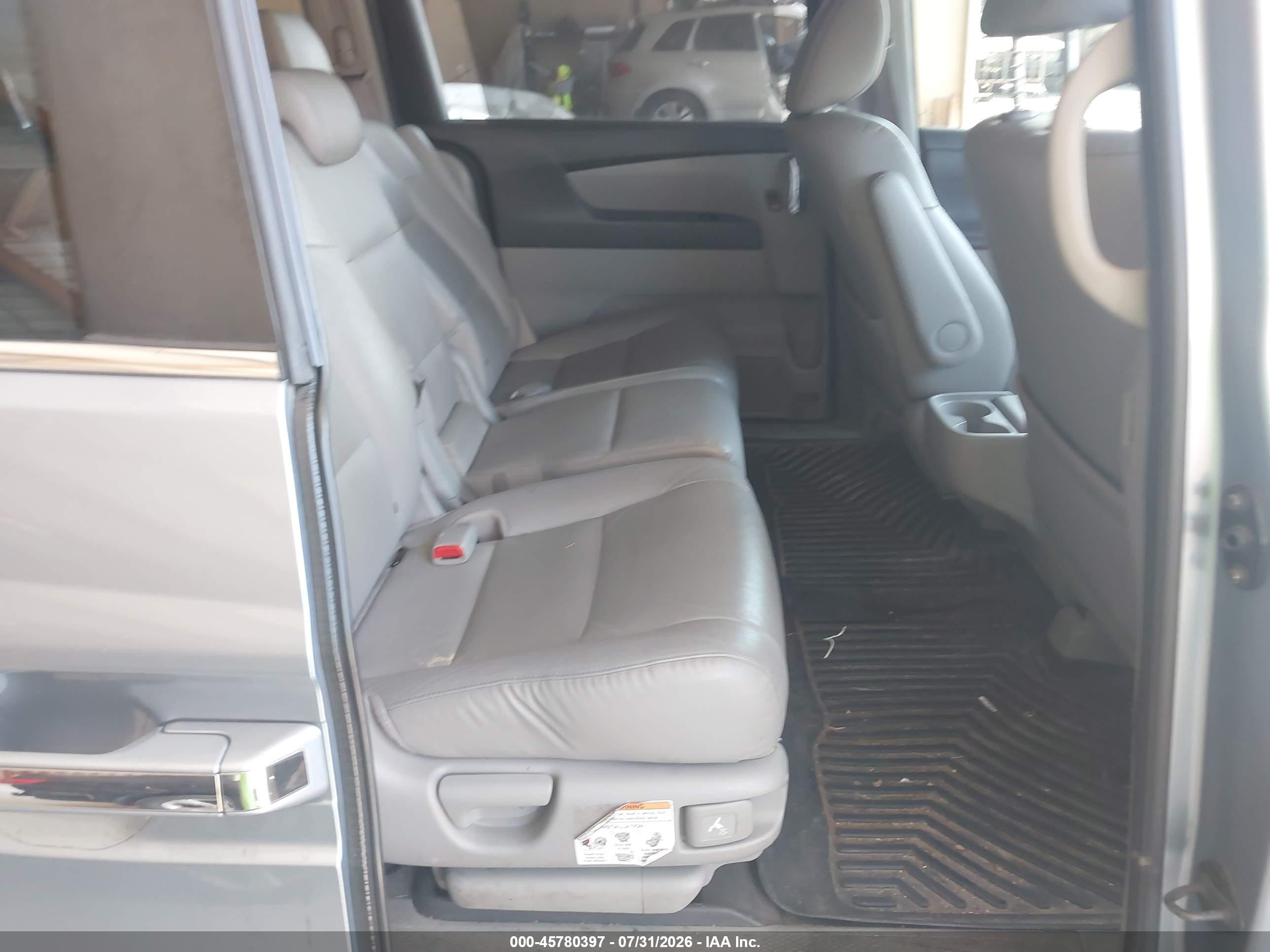 2014 Honda Odyssey Ex-l Blue vin: 5FNRL5H61EB128194