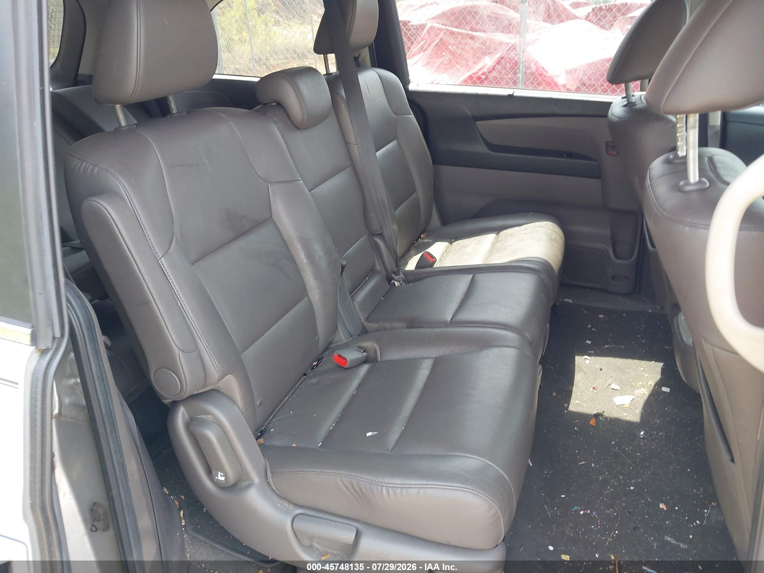 2015 Honda Odyssey Ex-l Silver vin: 5FNRL5H61FB002435