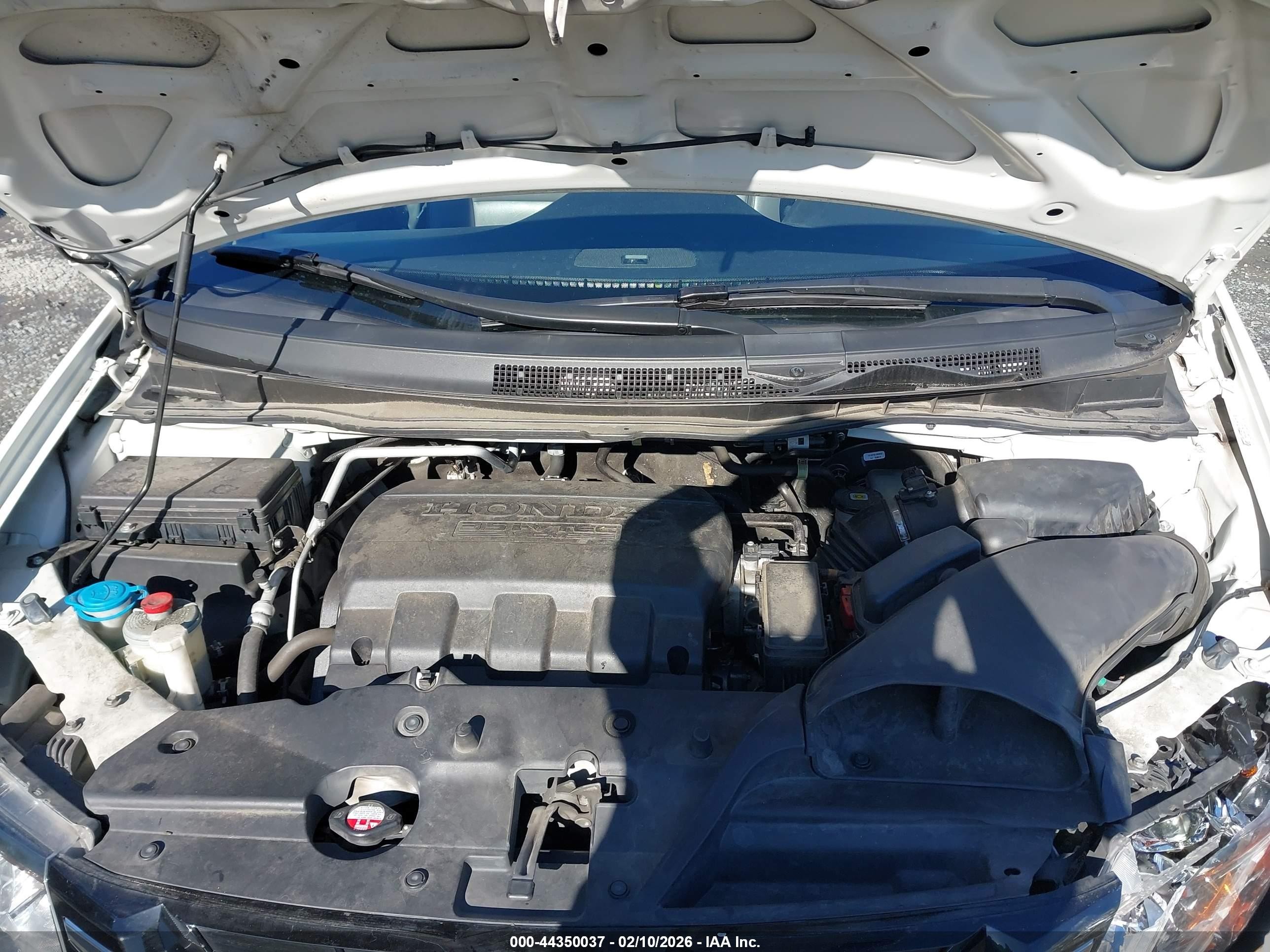 2015 Honda Odyssey Ex-l White vin: 5FNRL5H61FB024676