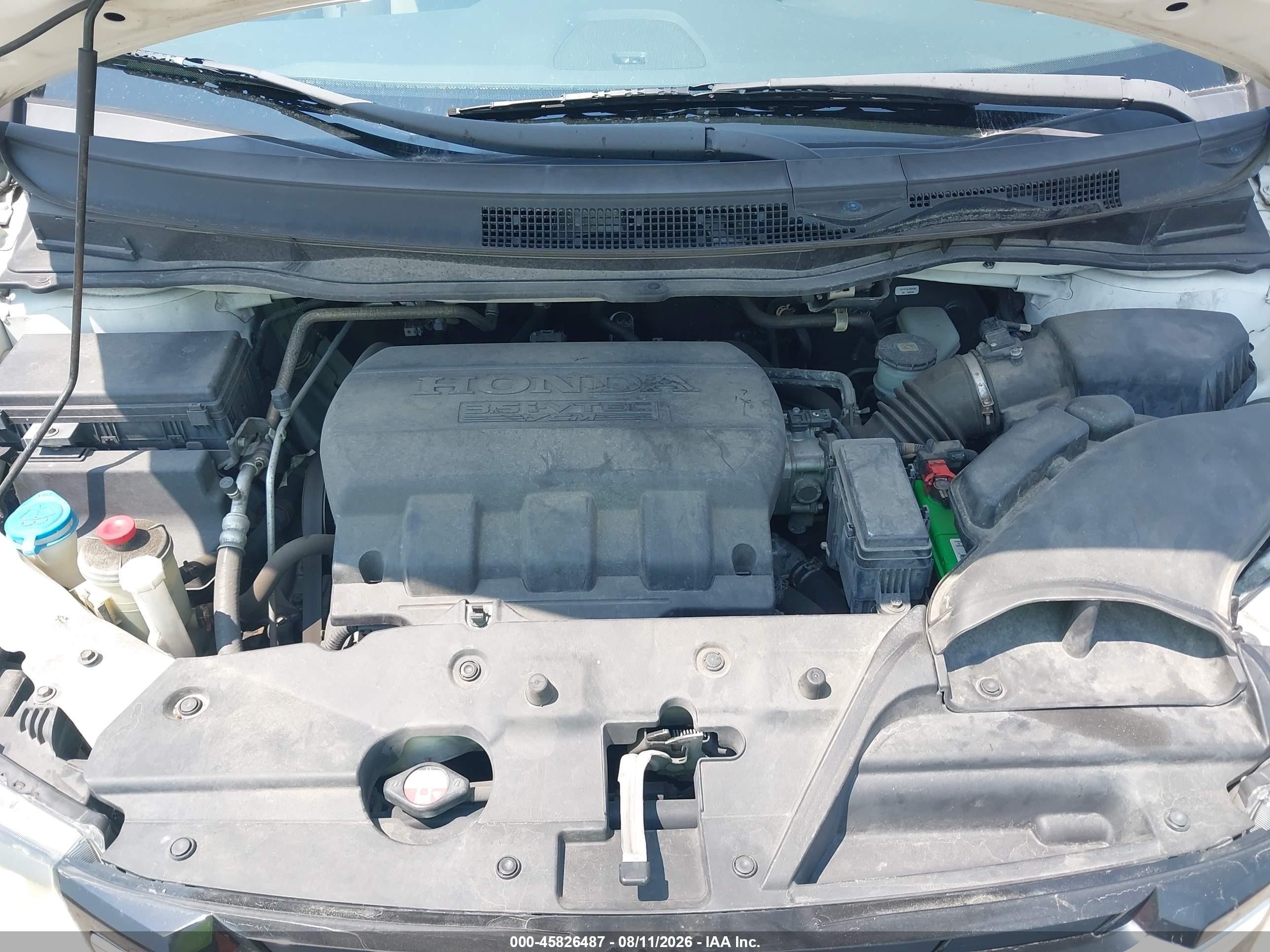 2015 Honda Odyssey Ex-l White vin: 5FNRL5H61FB026878