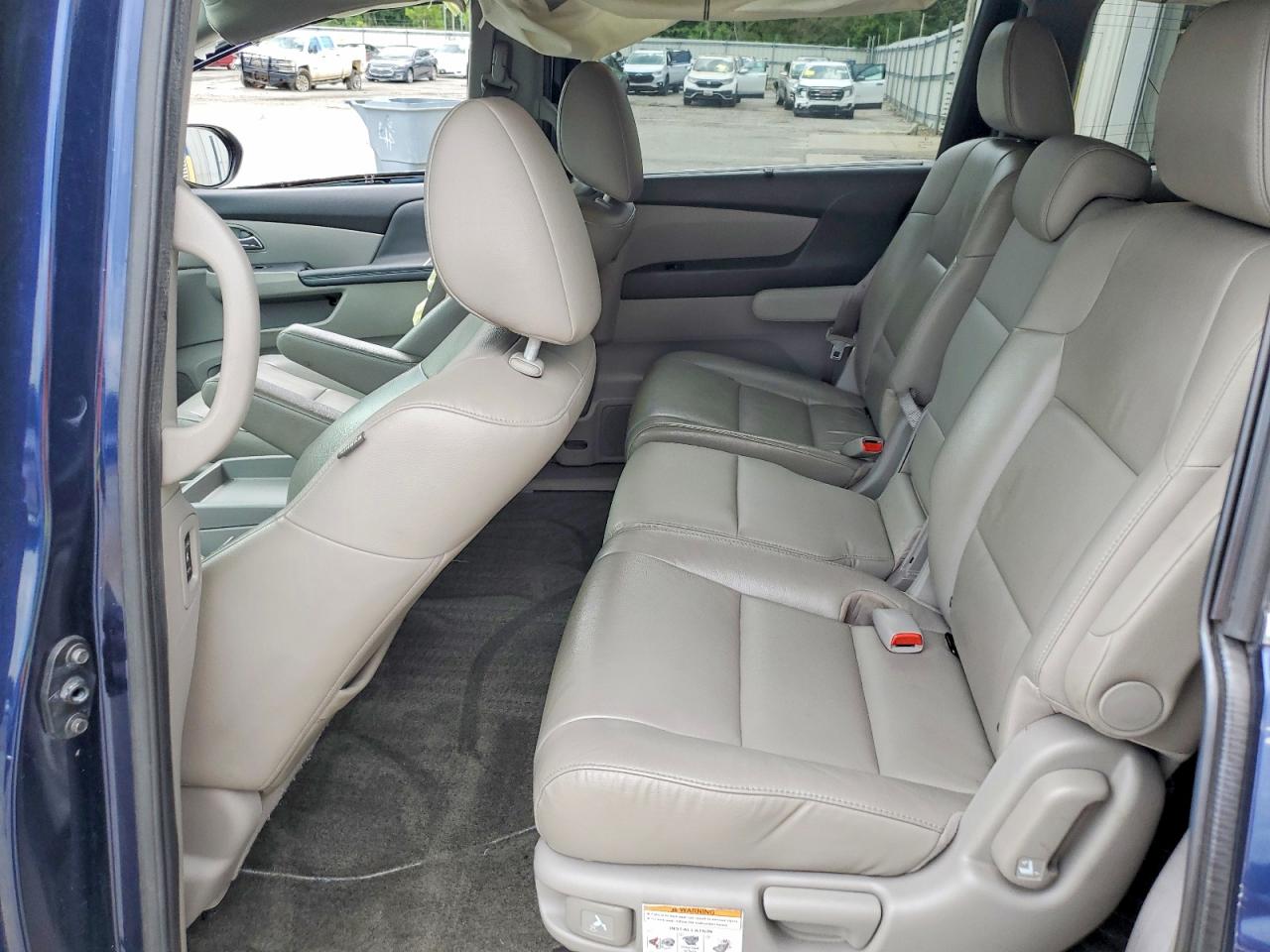 2015 Honda Odyssey Exl Синий vin: 5FNRL5H61FB035631