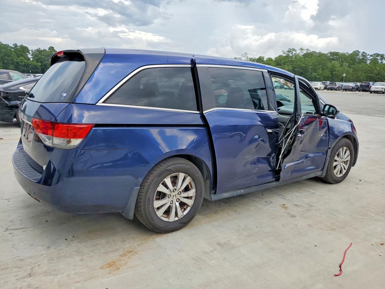 2015 Honda Odyssey Exl Синий vin: 5FNRL5H61FB035631