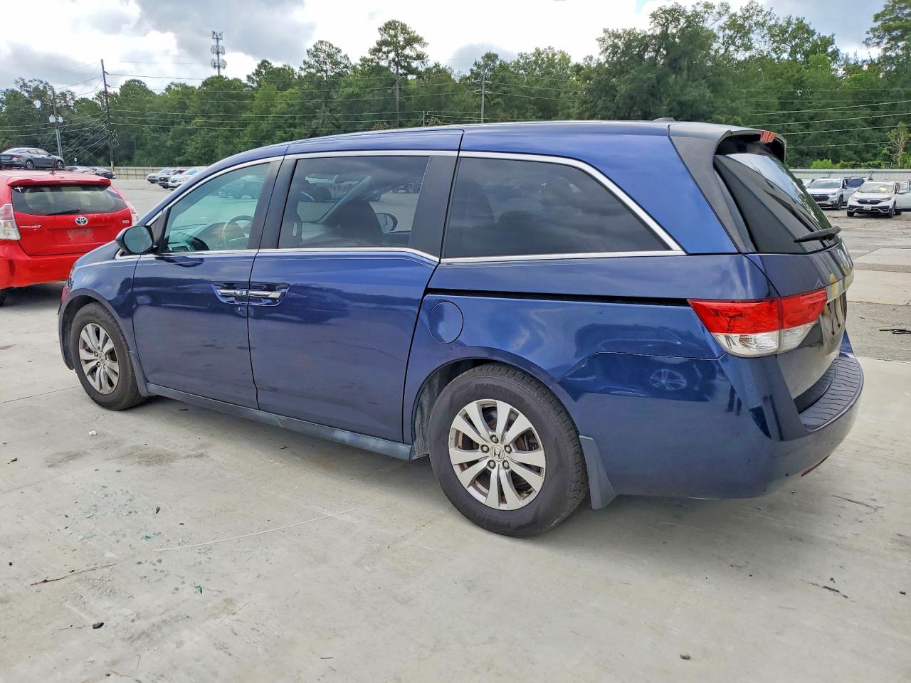 2015 Honda Odyssey Exl Синий vin: 5FNRL5H61FB035631