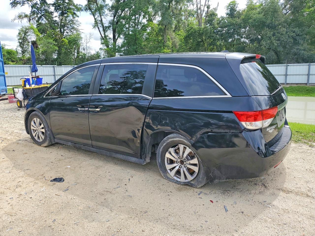 2015 Honda Odyssey Exl Black vin: 5FNRL5H61FB060528