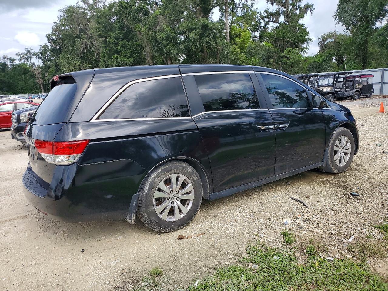 2015 Honda Odyssey Exl Black vin: 5FNRL5H61FB060528