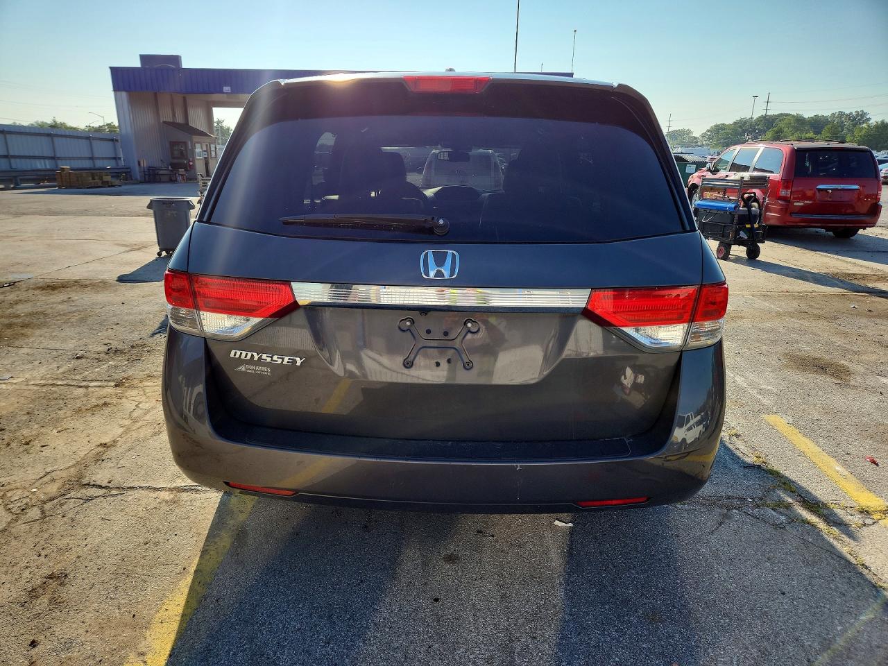 2015 Honda Odyssey Exl Gray vin: 5FNRL5H61FB077071