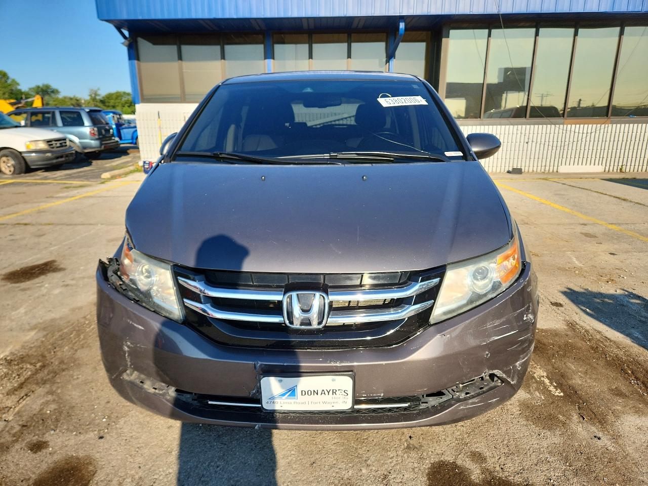 2015 Honda Odyssey Exl Gray vin: 5FNRL5H61FB077071