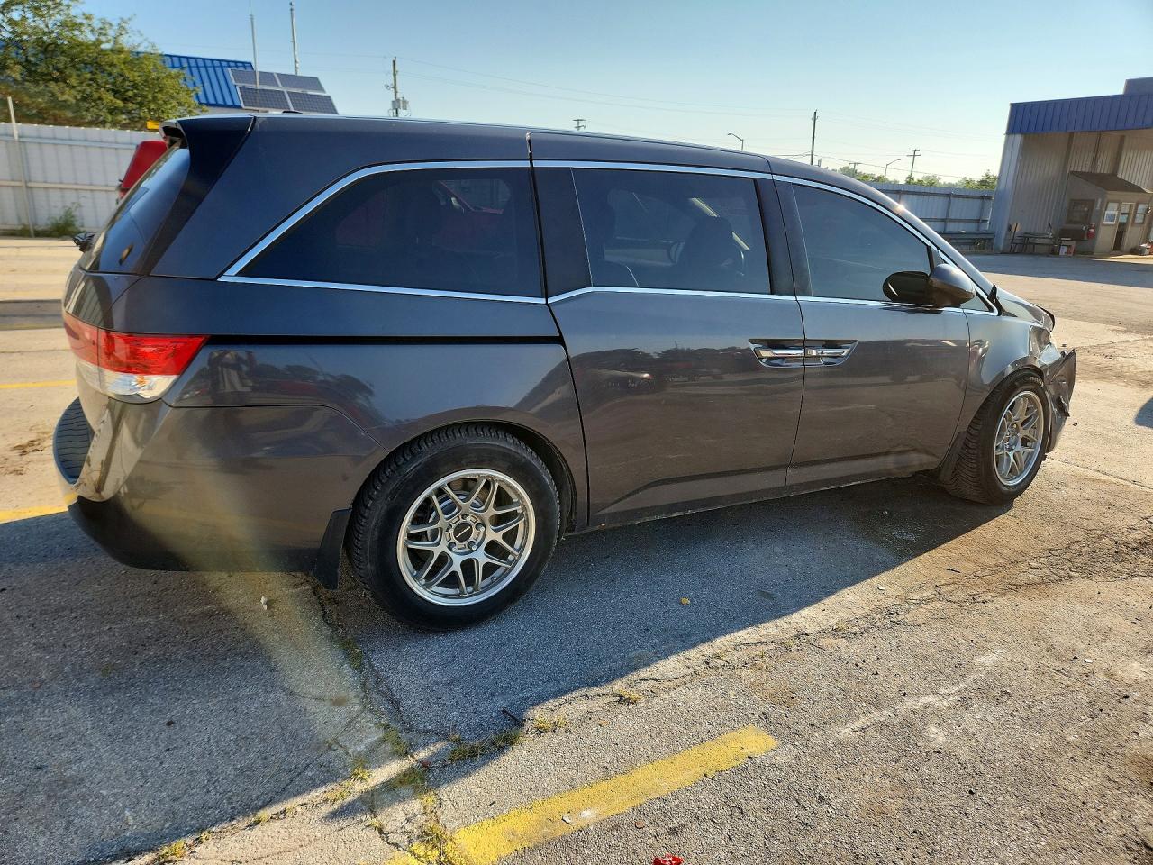 2015 Honda Odyssey Exl Gray vin: 5FNRL5H61FB077071