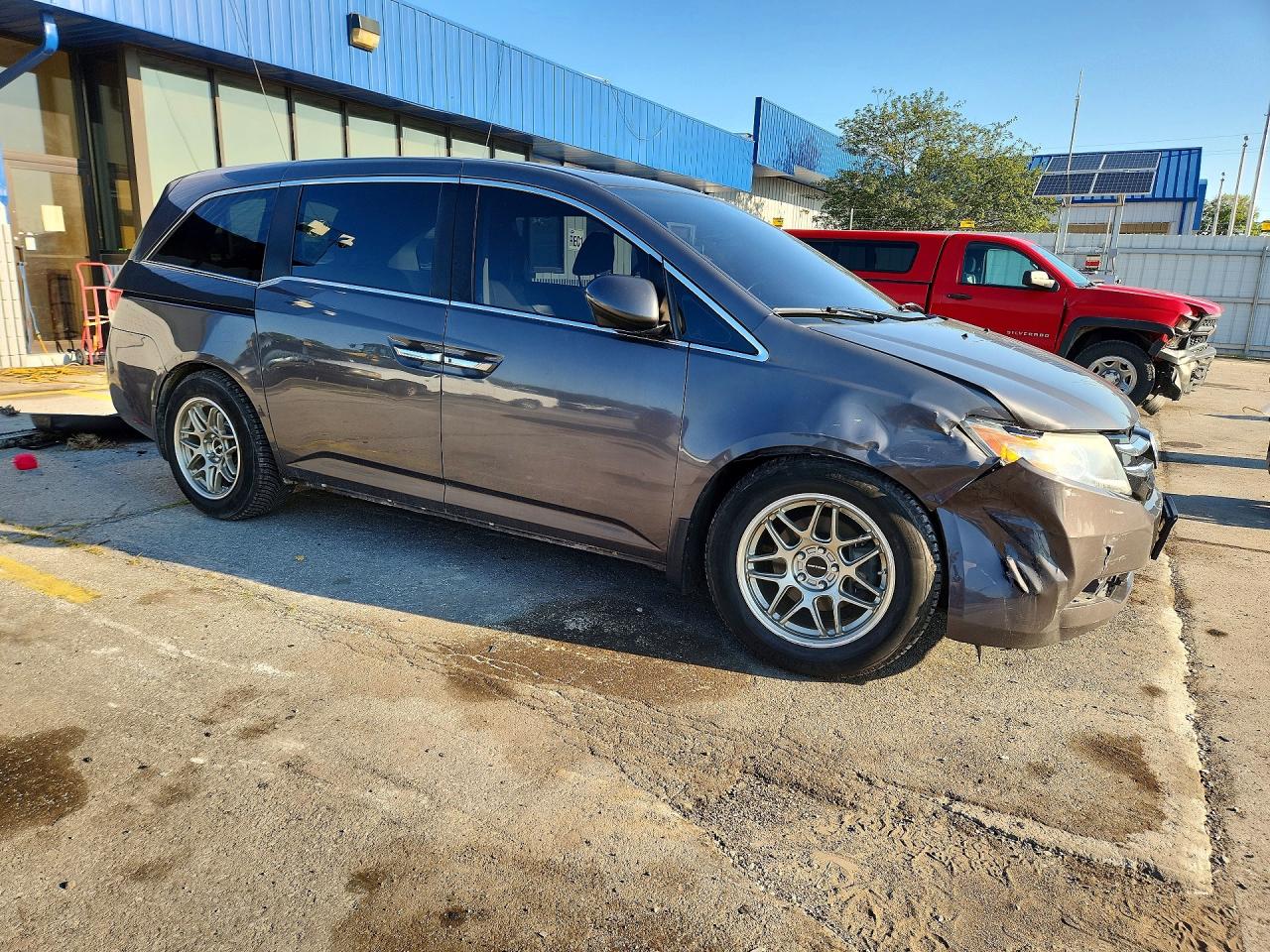 2015 Honda Odyssey Exl Gray vin: 5FNRL5H61FB077071