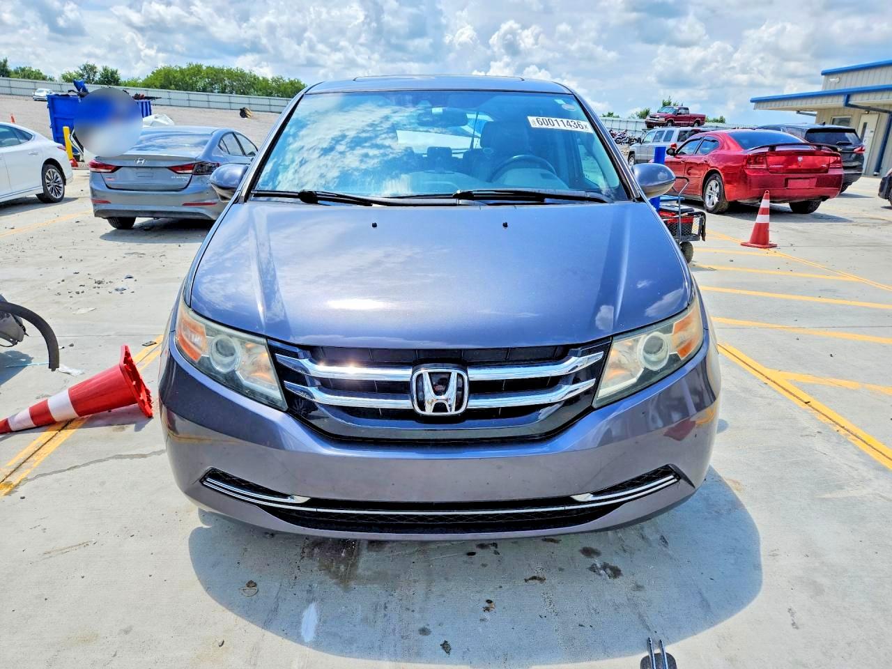 2015 Honda Odyssey Exl Gray vin: 5FNRL5H61FB089947