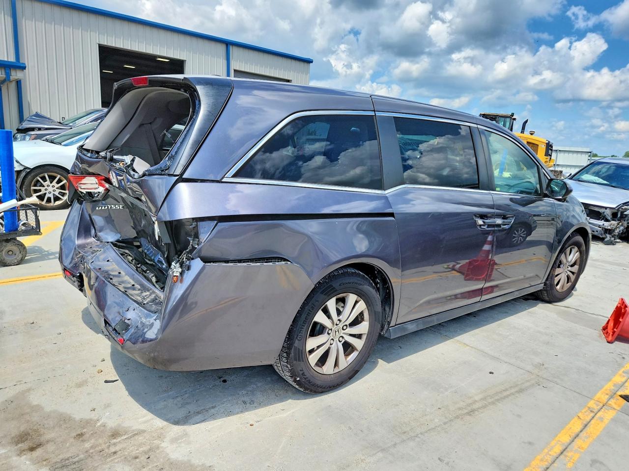 2015 Honda Odyssey Exl Gray vin: 5FNRL5H61FB089947