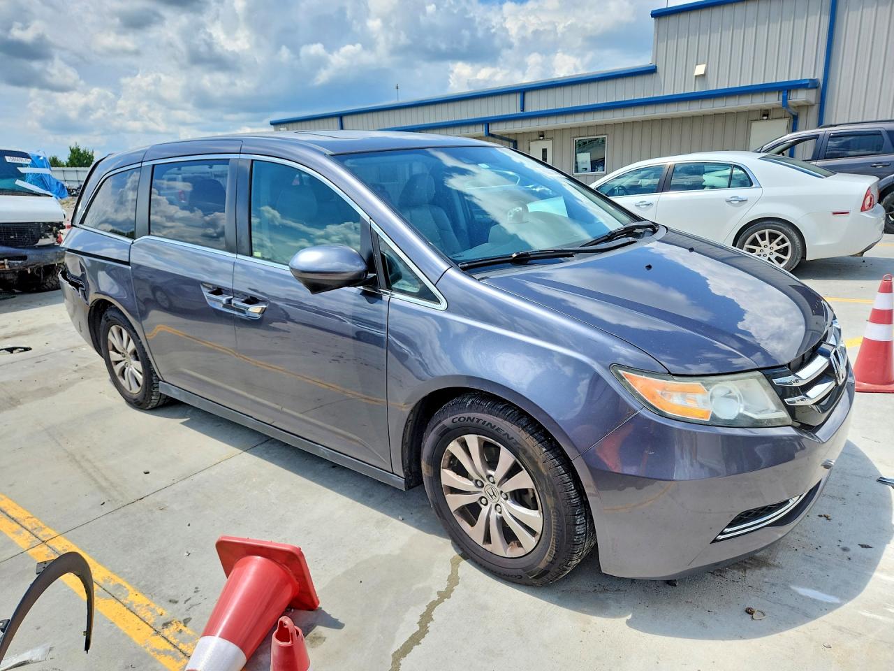 2015 Honda Odyssey Exl Gray vin: 5FNRL5H61FB089947