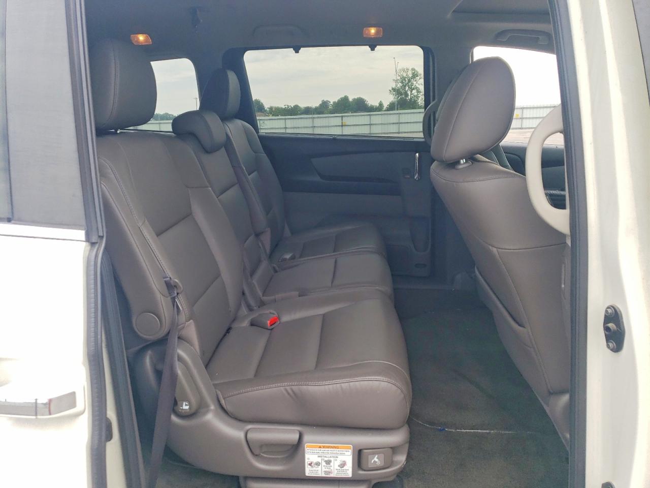 2015 Honda Odyssey Exl White vin: 5FNRL5H61FB109503