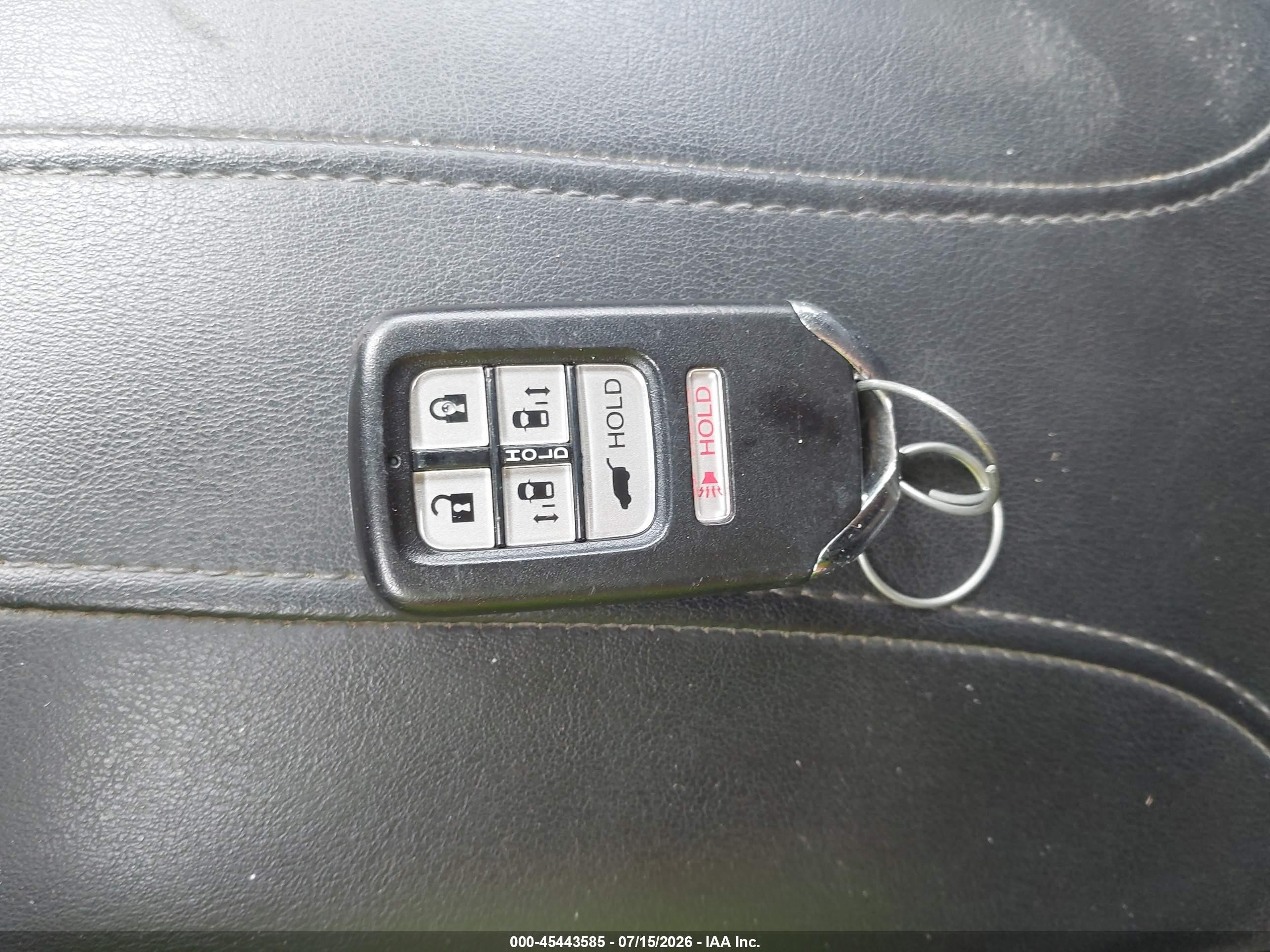 2015 Honda Odyssey Ex-l Серый vin: 5FNRL5H61FB118315