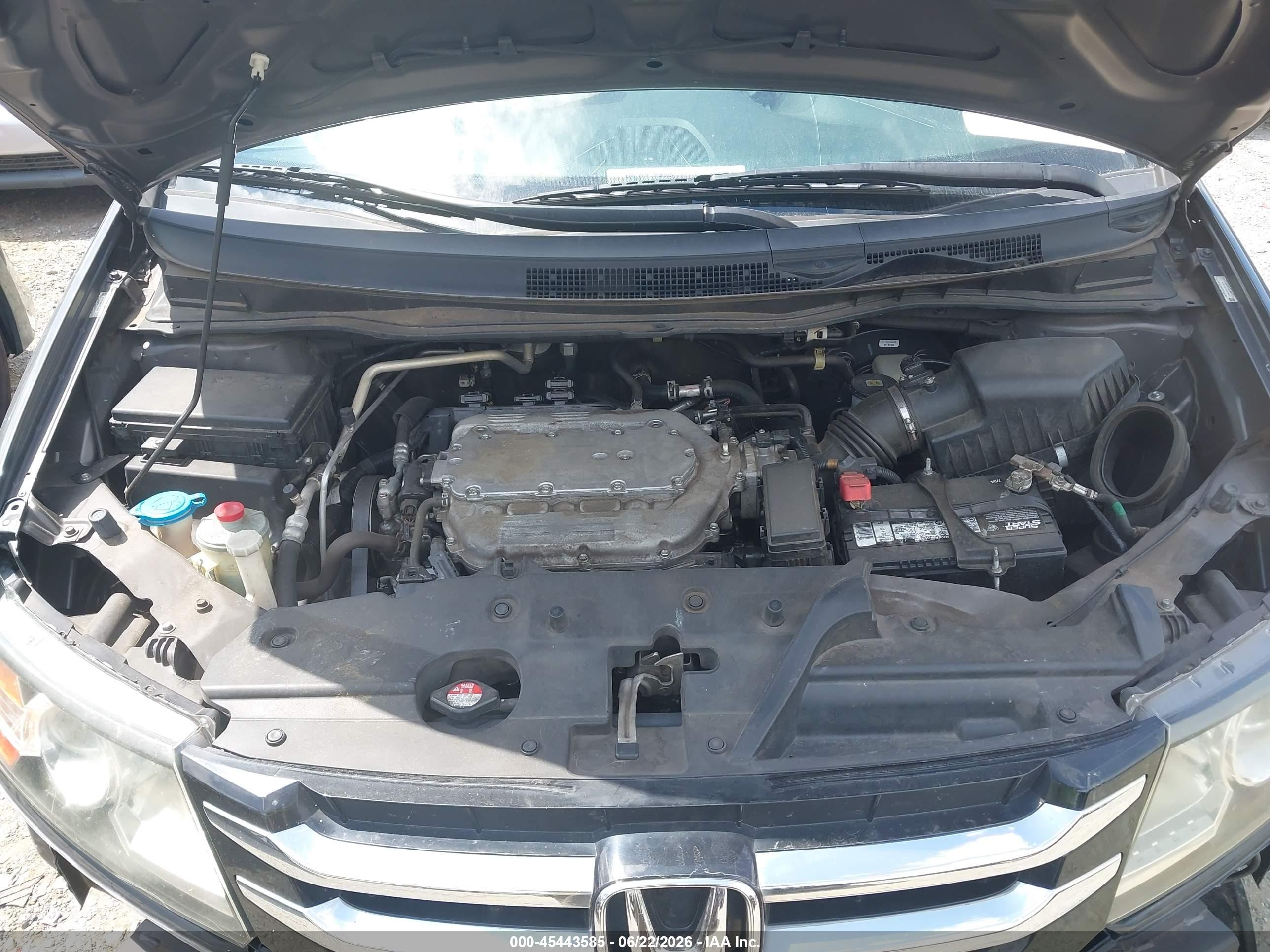 2015 Honda Odyssey Ex-l Серый vin: 5FNRL5H61FB118315