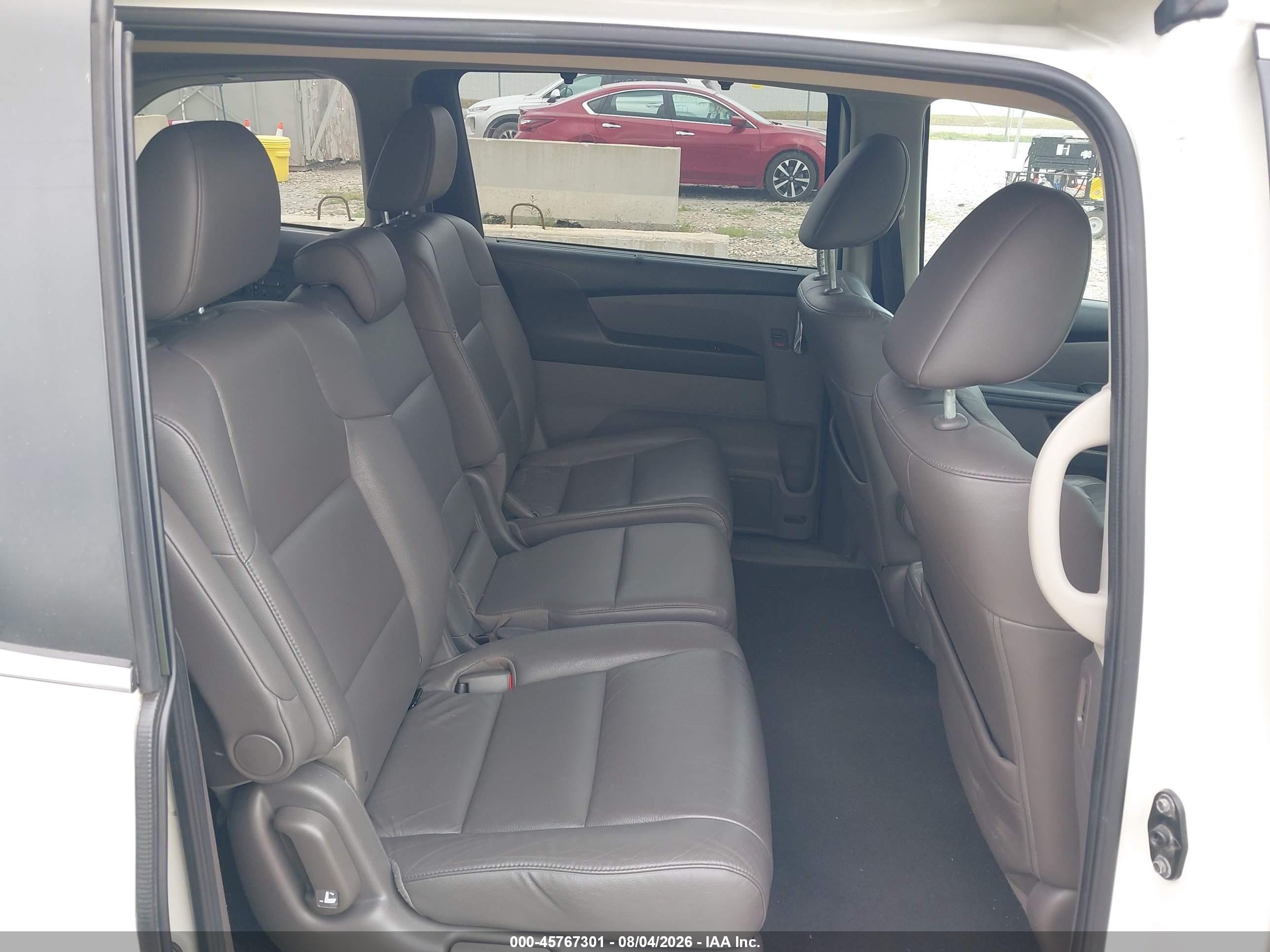 2015 Honda Odyssey Ex-l White vin: 5FNRL5H61FB122901