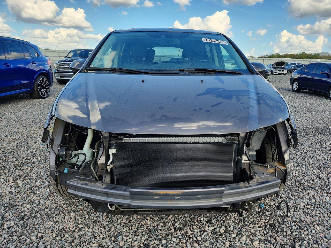 2015 Honda Odyssey Exl Gray vin: 5FNRL5H61FB128701