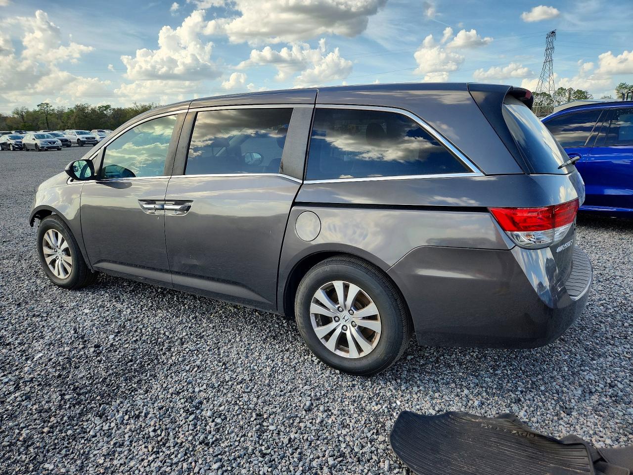 2015 Honda Odyssey Exl Gray vin: 5FNRL5H61FB128701