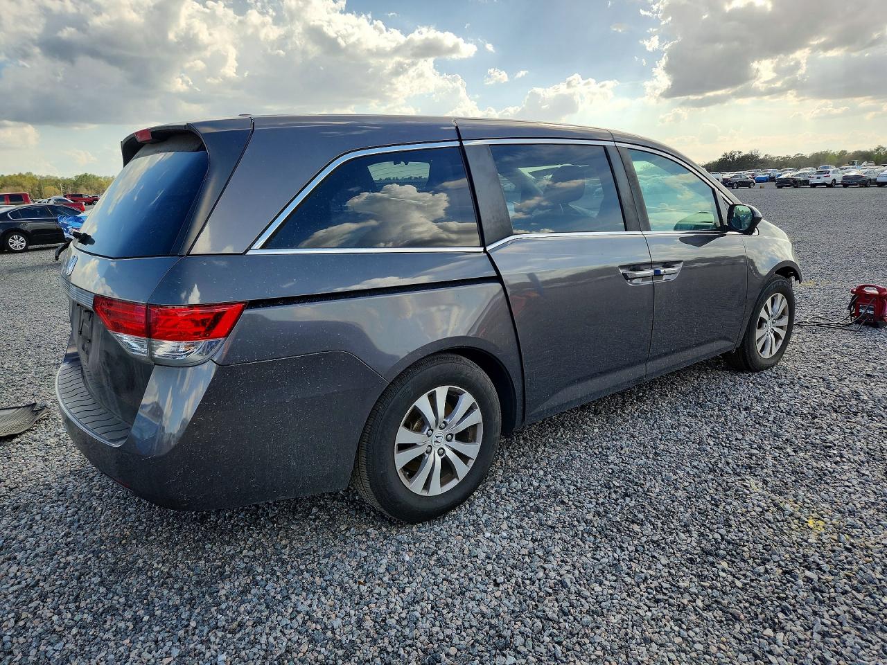 2015 Honda Odyssey Exl Gray vin: 5FNRL5H61FB128701