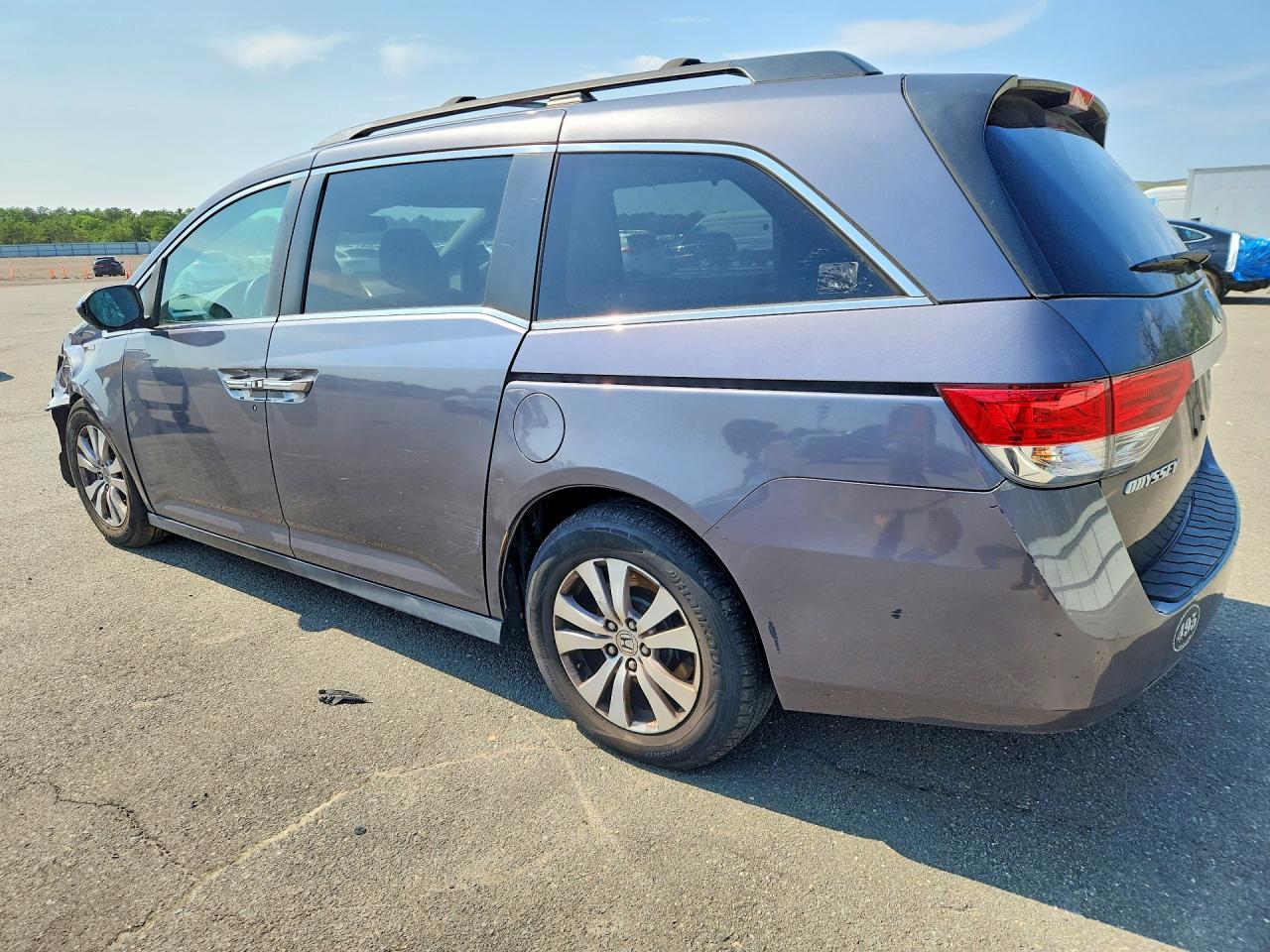 2015 Honda Odyssey Exl Gray vin: 5FNRL5H61FB131257