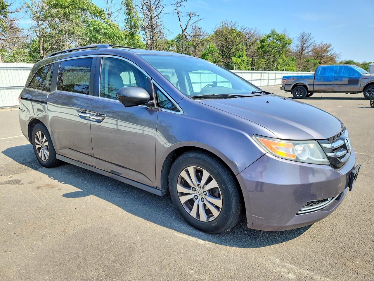 2015 Honda Odyssey Exl Gray vin: 5FNRL5H61FB131257