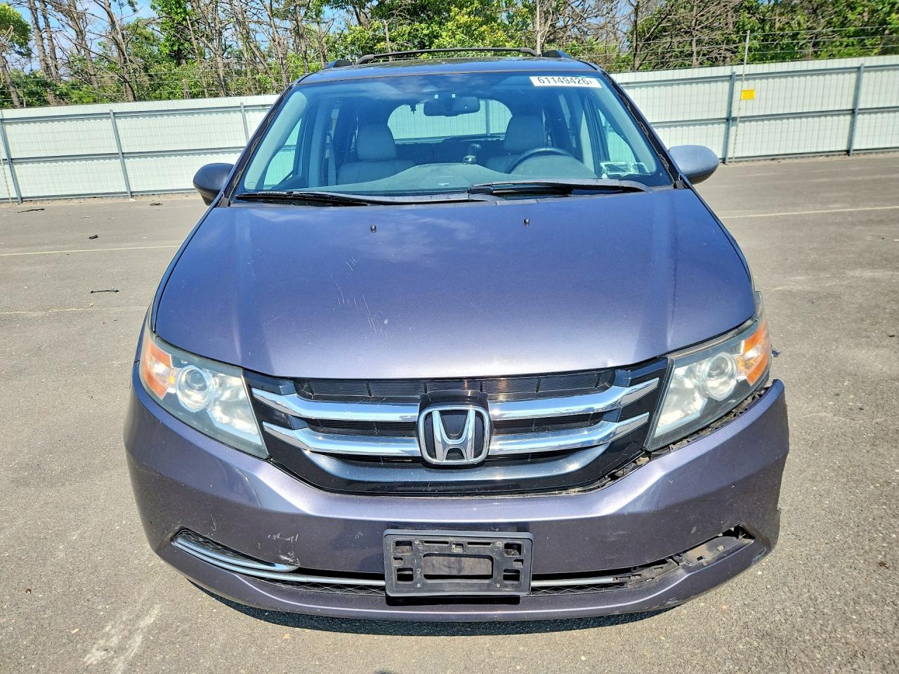 2015 Honda Odyssey Exl Gray vin: 5FNRL5H61FB131257