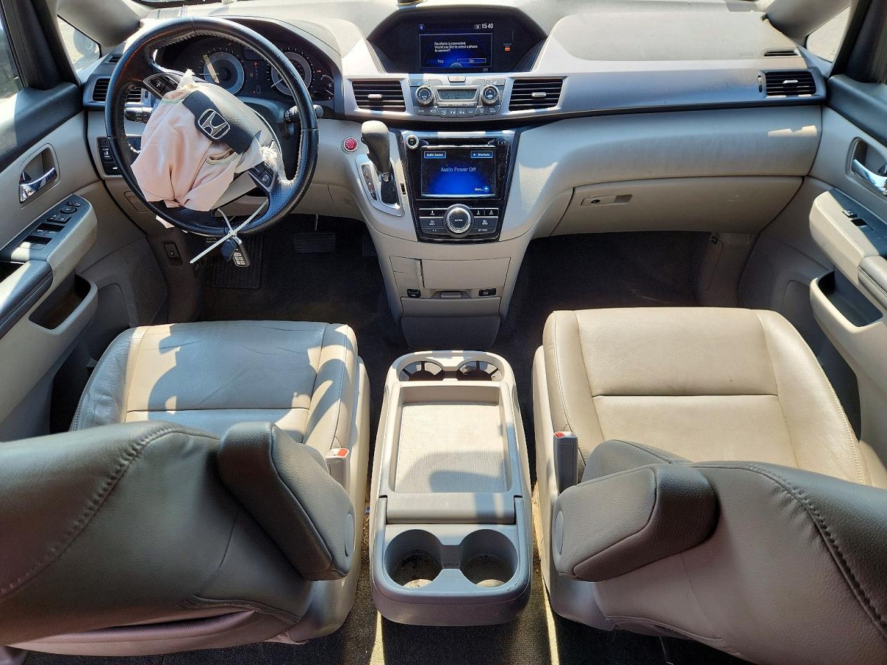 2015 Honda Odyssey Exl Gray vin: 5FNRL5H61FB131257