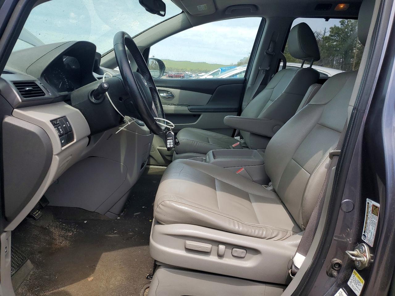 2015 Honda Odyssey Gray vin: 5FNRL5H61FB132022