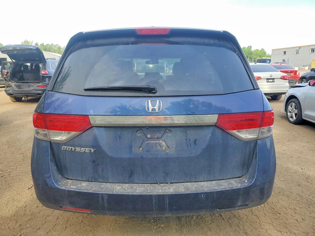 2015 Honda Odyssey Exl Blue vin: 5FNRL5H61FB509738