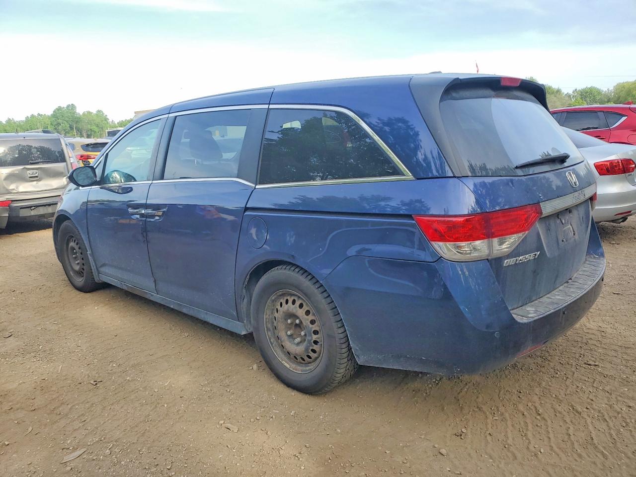 2015 Honda Odyssey Exl Blue vin: 5FNRL5H61FB509738