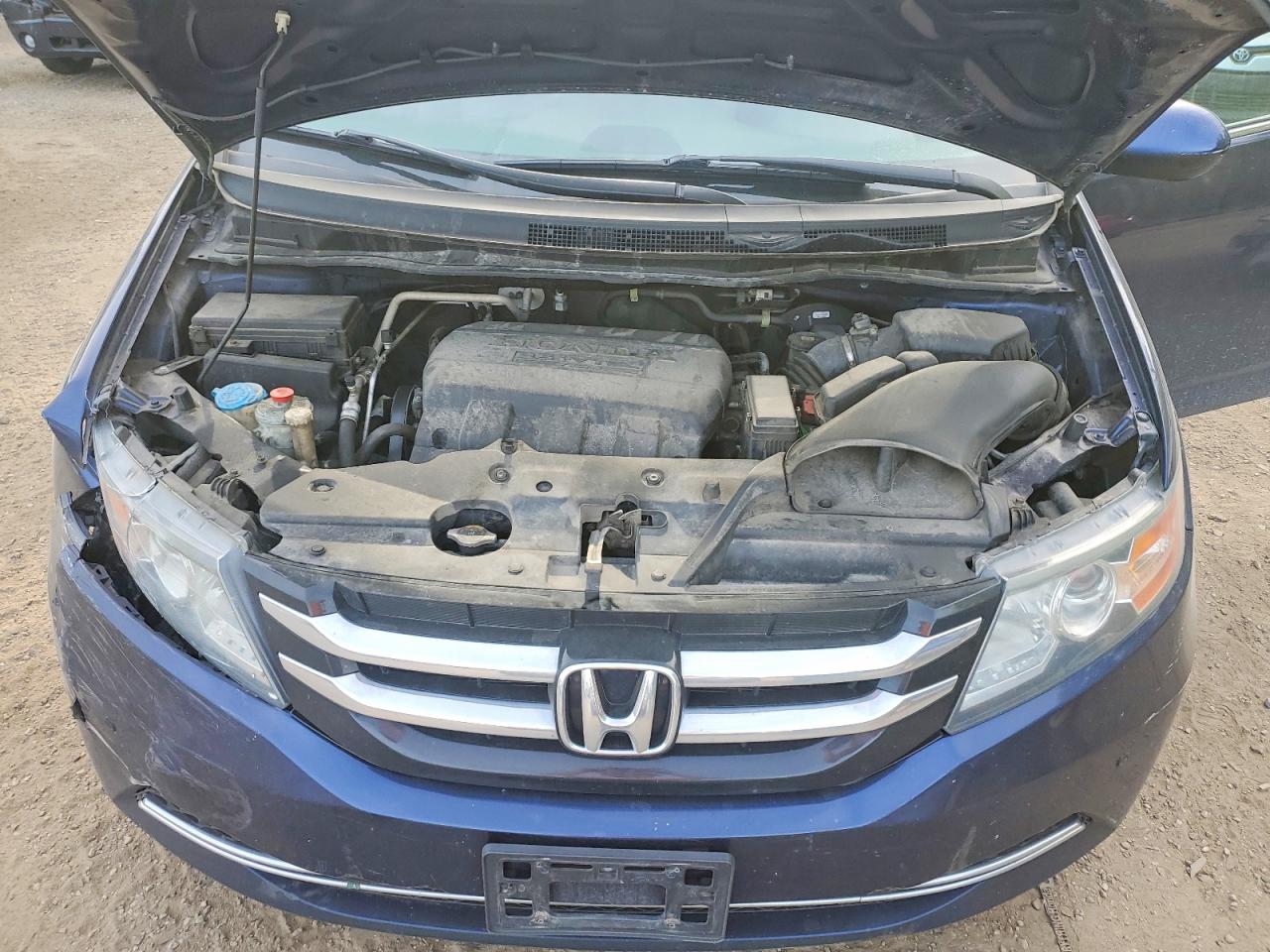 2015 Honda Odyssey Exl Blue vin: 5FNRL5H61FB509738