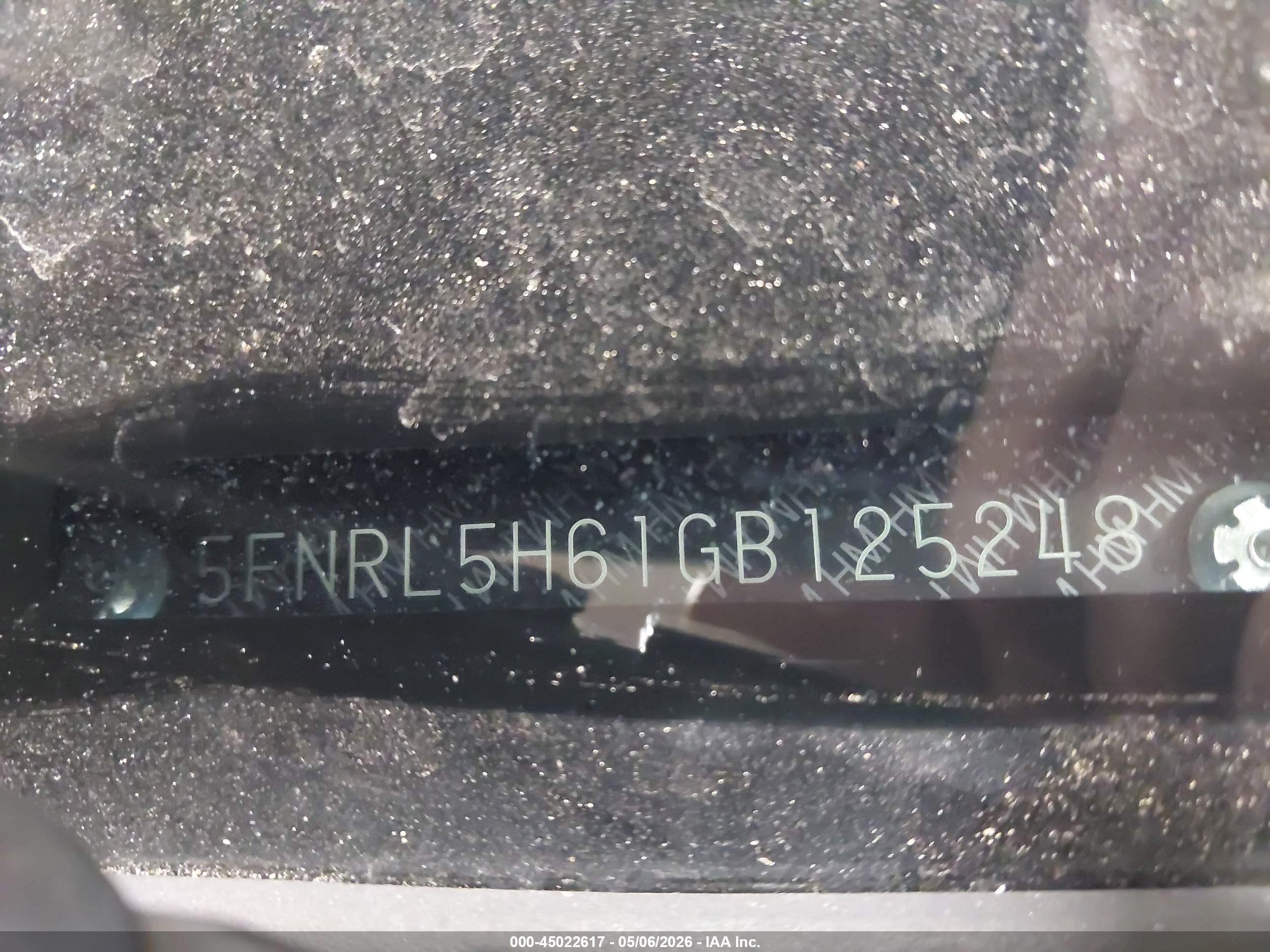 2016 Honda Odyssey Ex-l Серый vin: 5FNRL5H61GB125248