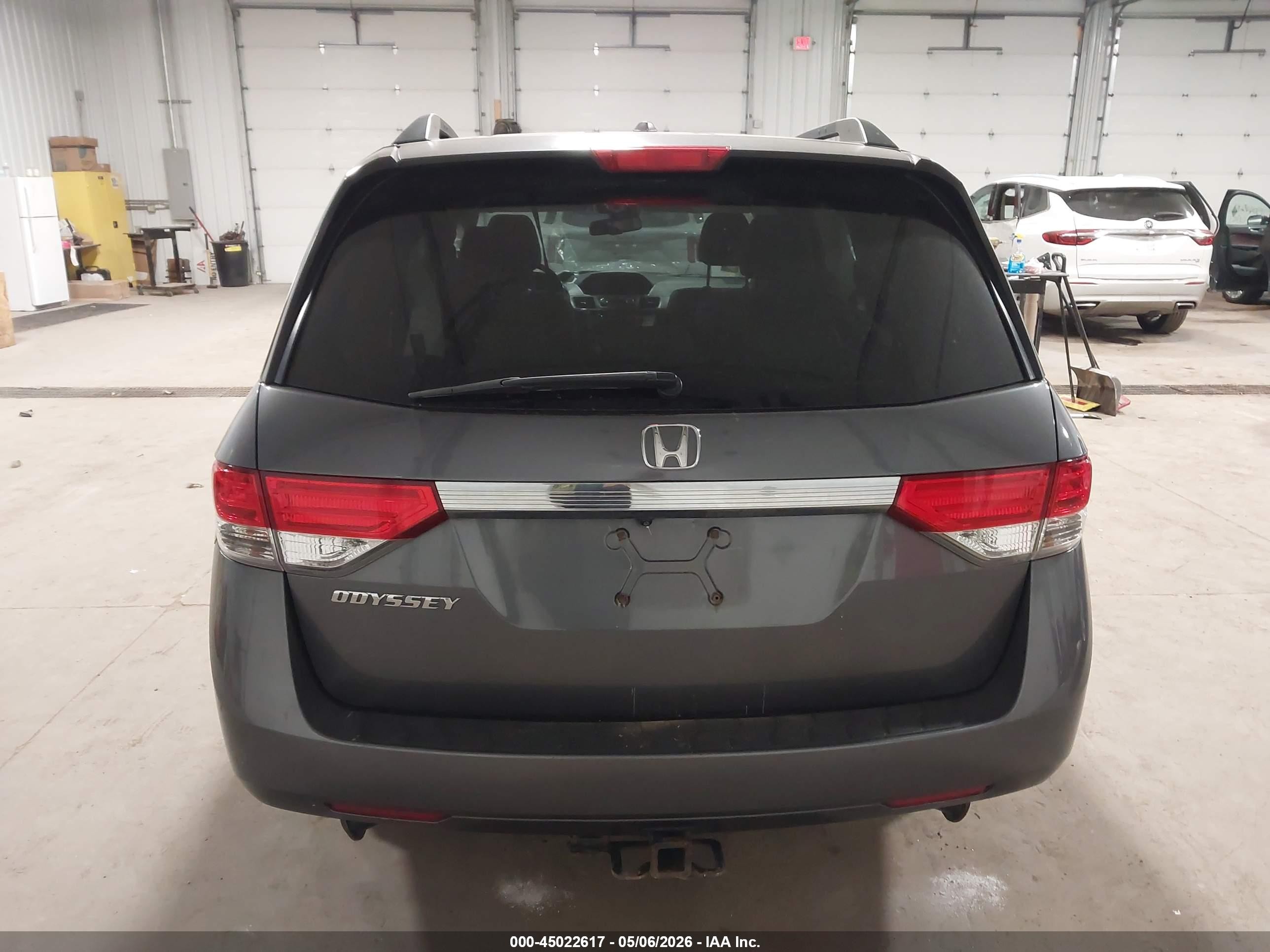 2016 Honda Odyssey Ex-l Серый vin: 5FNRL5H61GB125248