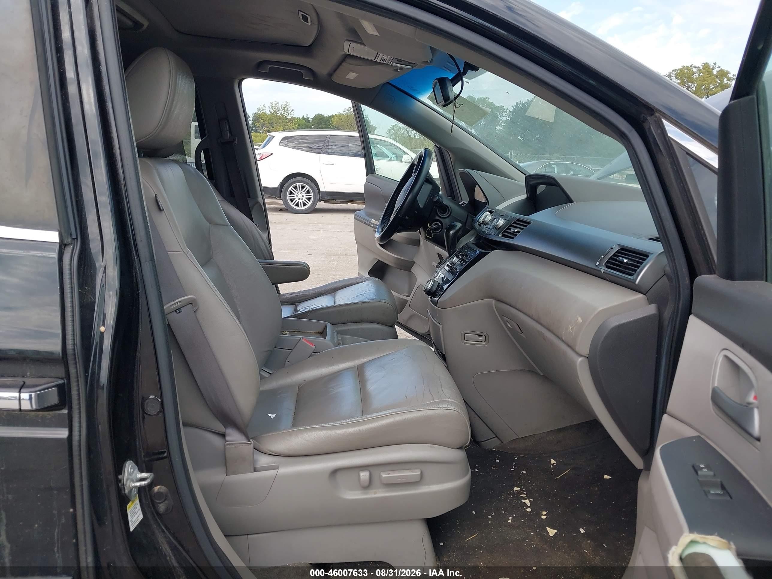 2011 Honda Odyssey Ex-l Black vin: 5FNRL5H62BB005063