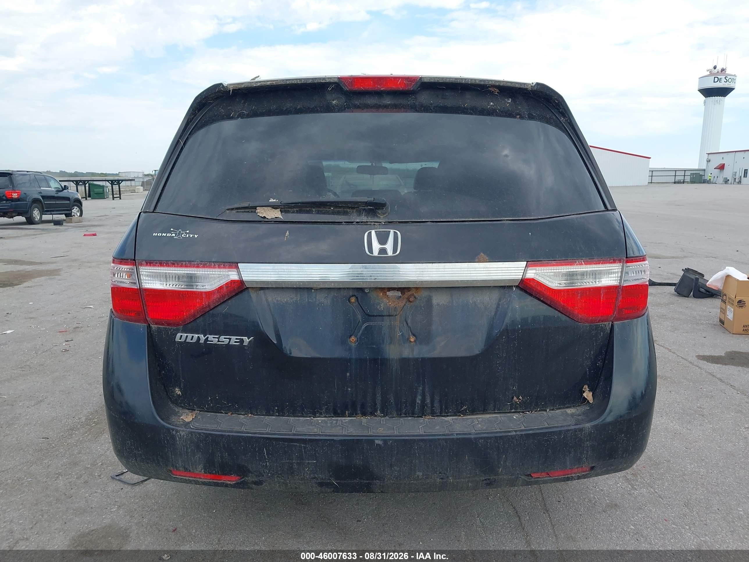 2011 Honda Odyssey Ex-l Black vin: 5FNRL5H62BB005063