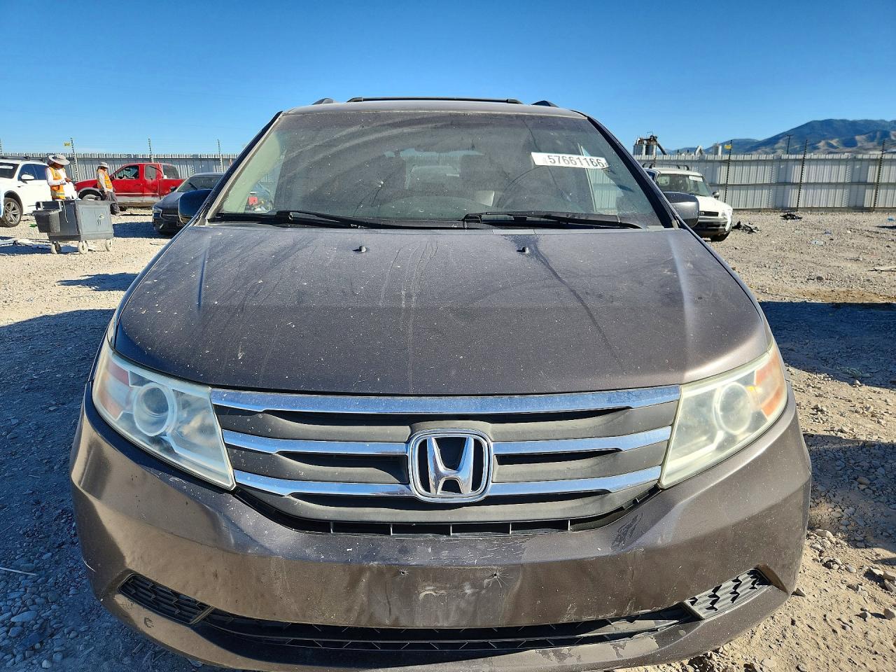 2011 Honda Odyssey Exl Gray vin: 5FNRL5H62BB041450