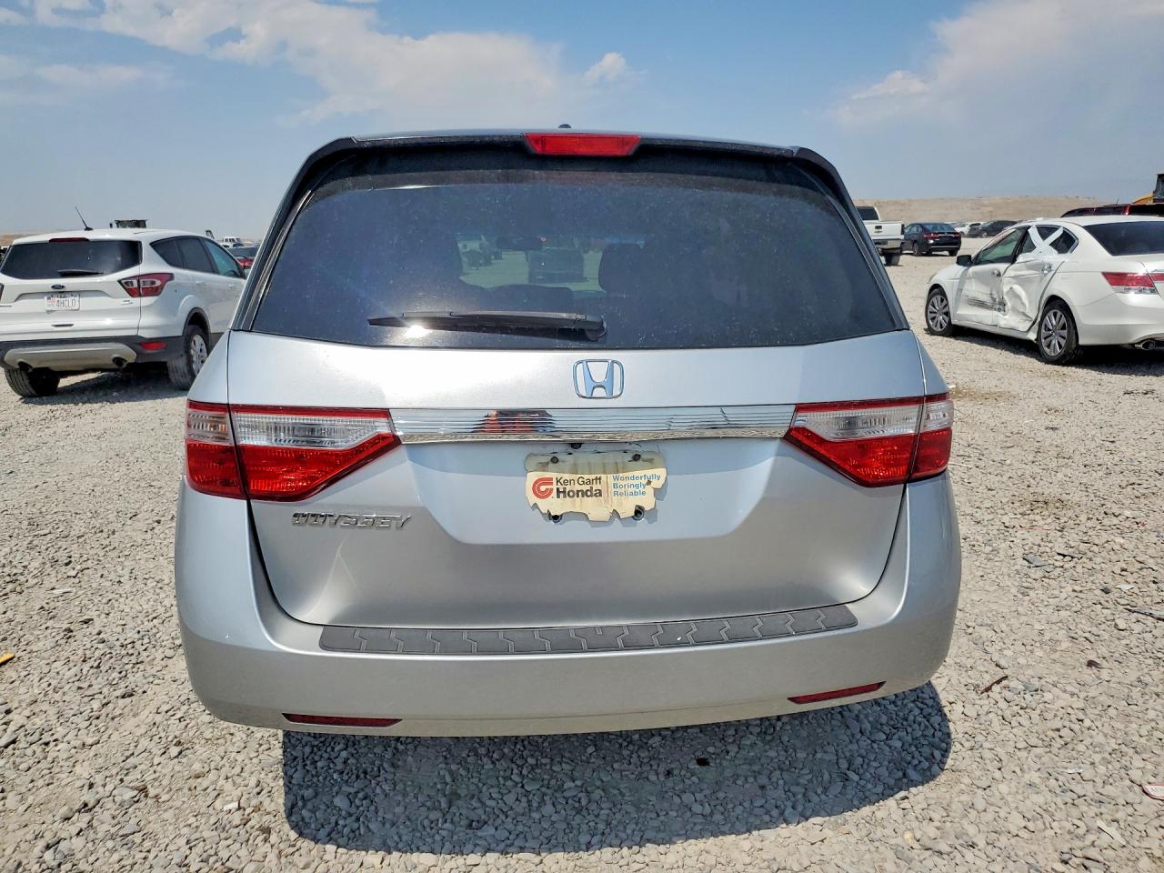 2011 Honda Odyssey Exl Silver vin: 5FNRL5H62BB046356