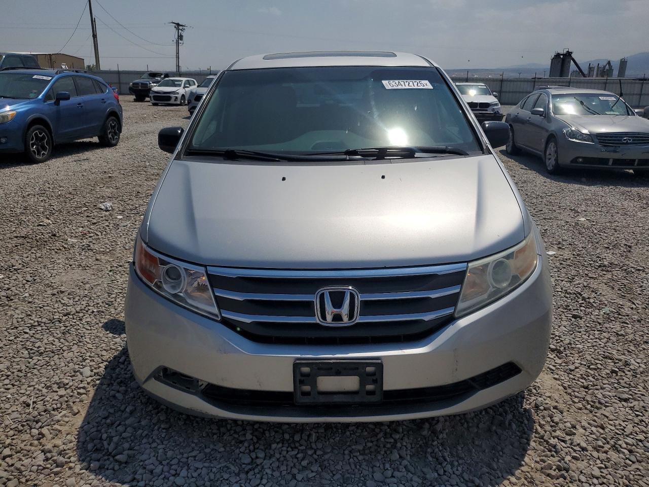 2011 Honda Odyssey Exl Silver vin: 5FNRL5H62BB046356