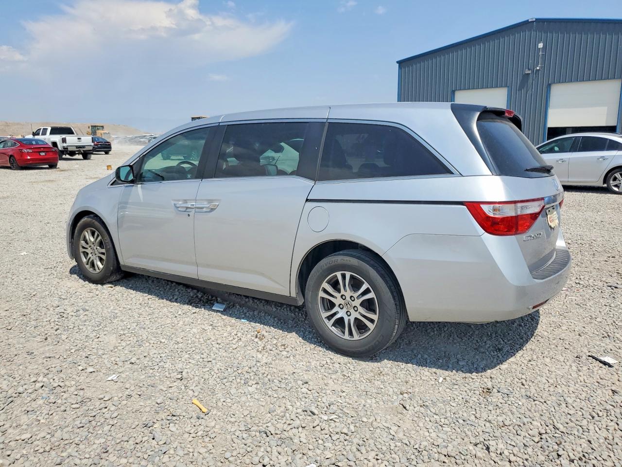 2011 Honda Odyssey Exl Silver vin: 5FNRL5H62BB046356