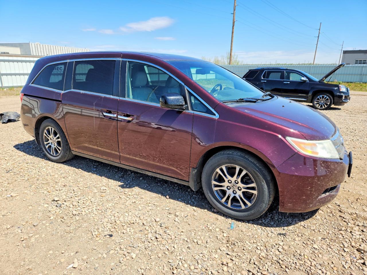2011 Honda Odyssey Exl Темно-бордовый vin: 5FNRL5H62BB046504