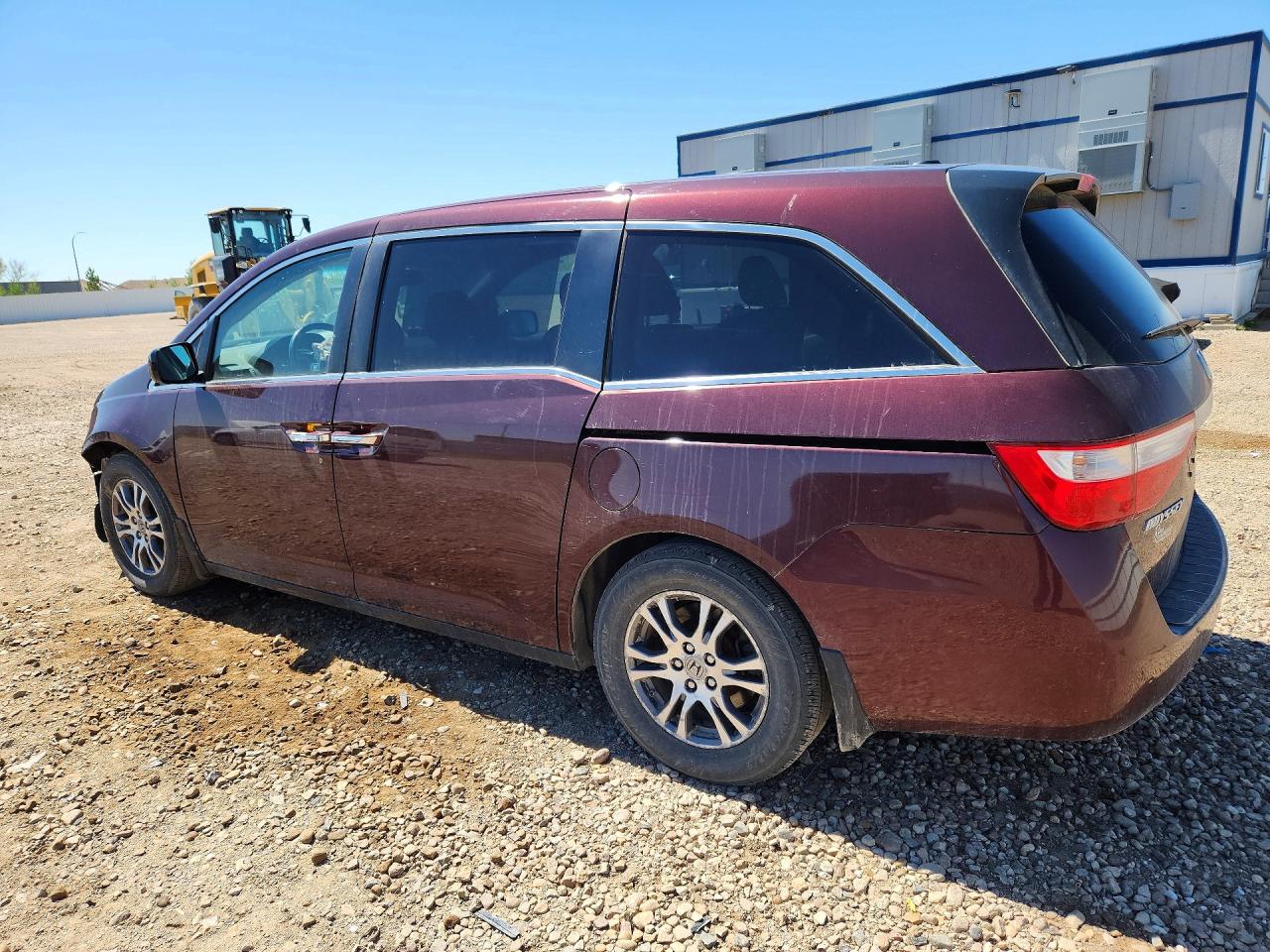 2011 Honda Odyssey Exl Темно-бордовый vin: 5FNRL5H62BB046504