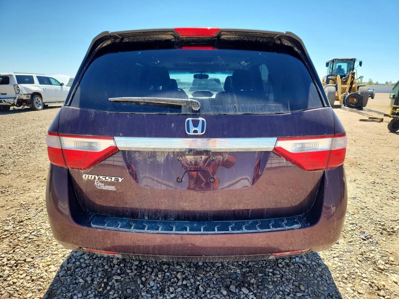 2011 Honda Odyssey Exl Темно-бордовый vin: 5FNRL5H62BB046504