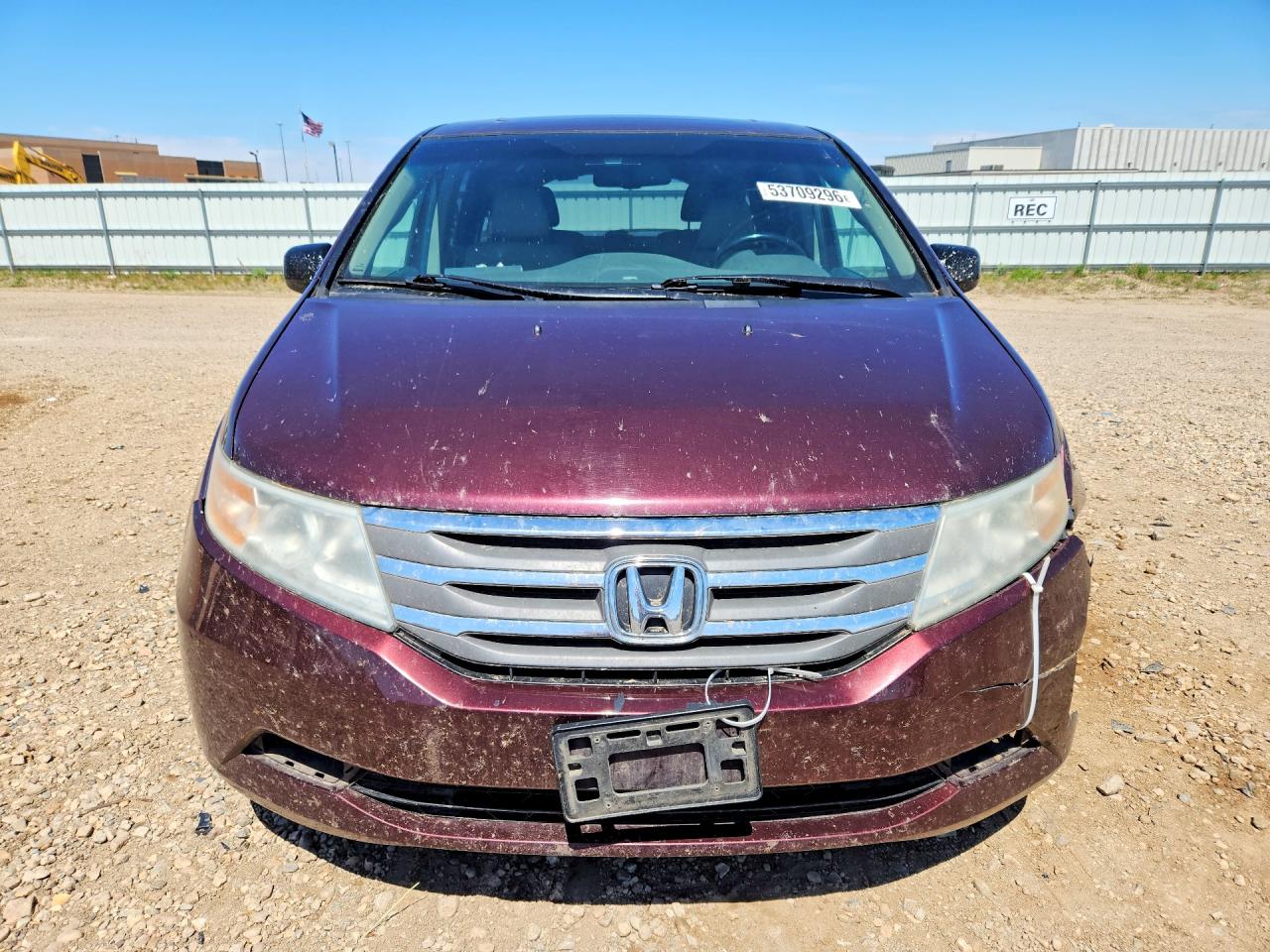 2011 Honda Odyssey Exl Темно-бордовый vin: 5FNRL5H62BB046504