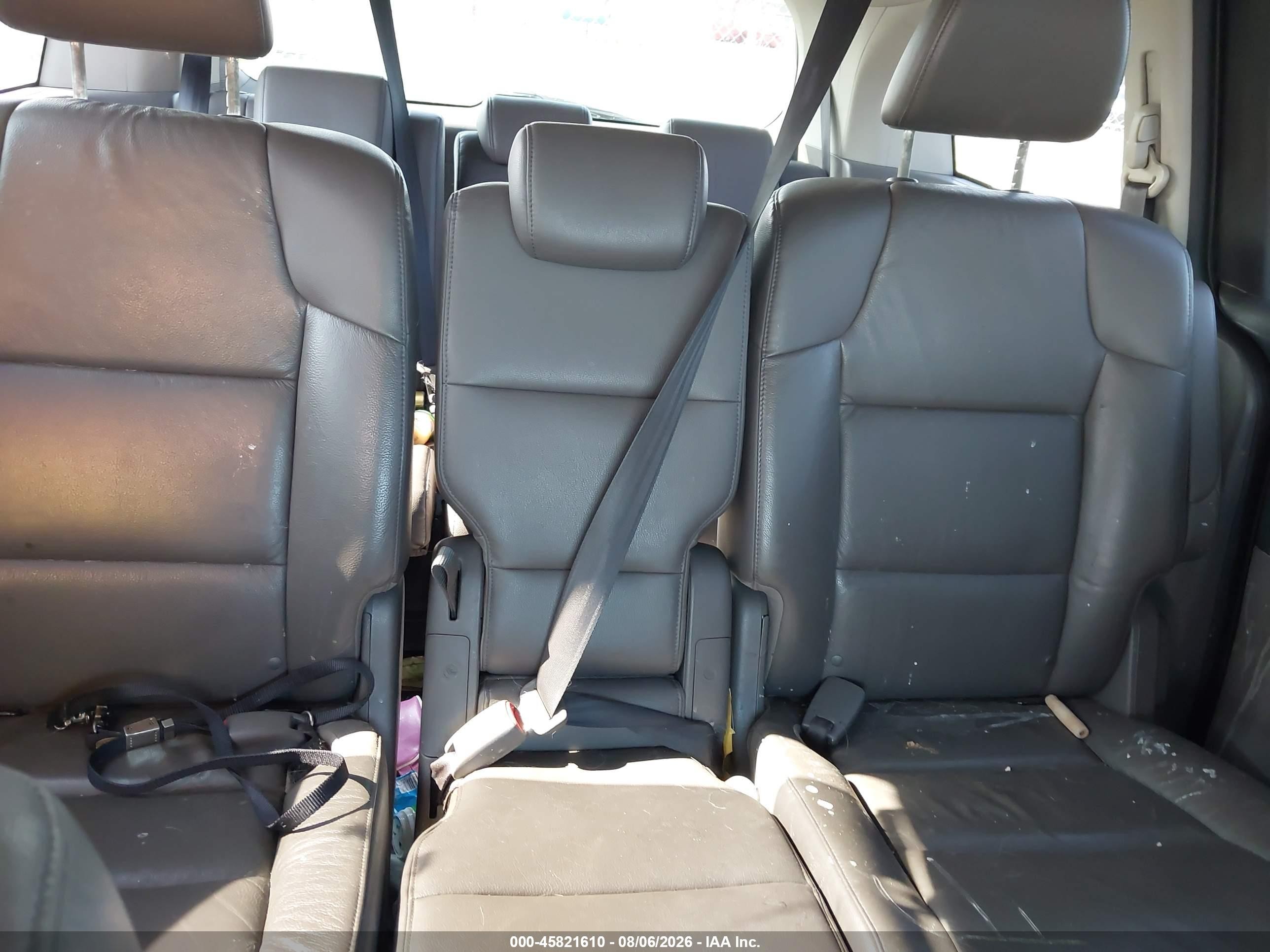 2011 Honda Odyssey Ex-l Black vin: 5FNRL5H62BB046809