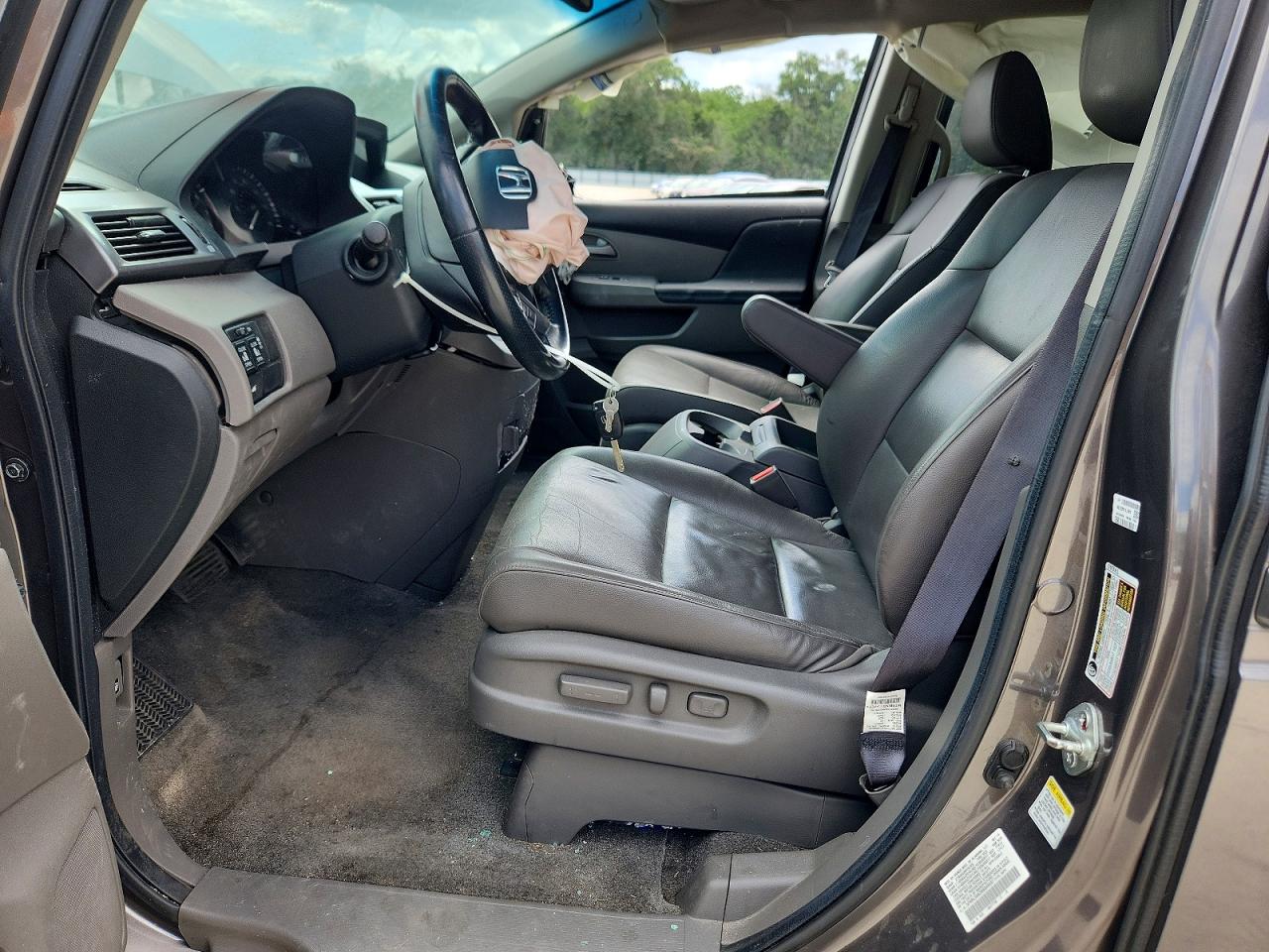 2011 Honda Odyssey Exl Gray vin: 5FNRL5H62BB049497