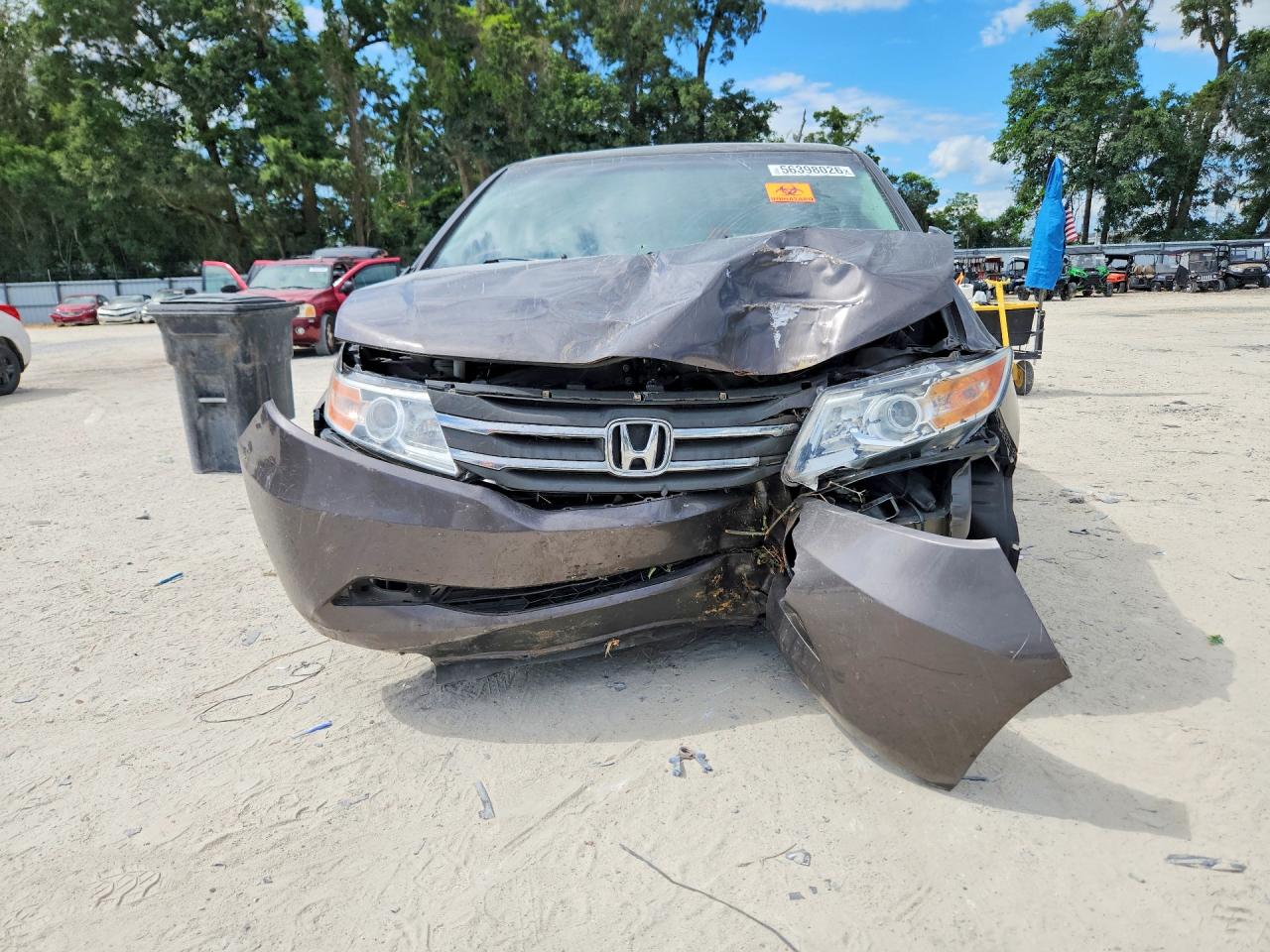 2011 Honda Odyssey Exl Gray vin: 5FNRL5H62BB049497