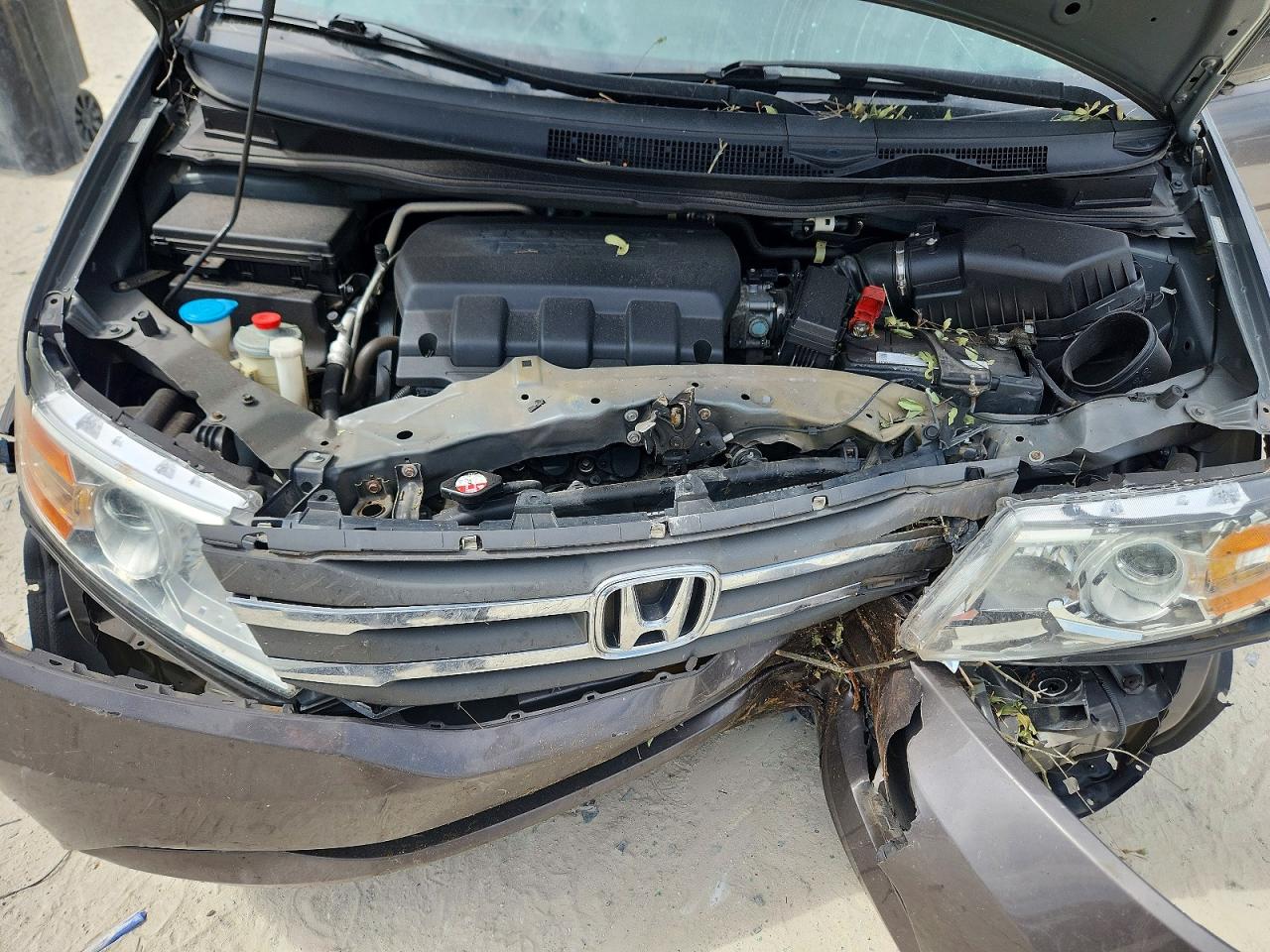 2011 Honda Odyssey Exl Gray vin: 5FNRL5H62BB049497